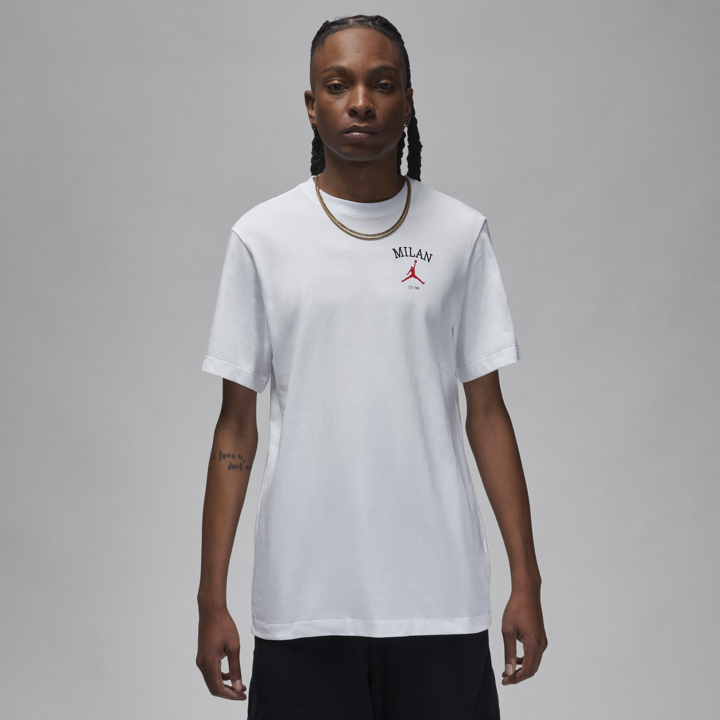 Nike T-shirt Jordan Milan – Uomo - Bianco