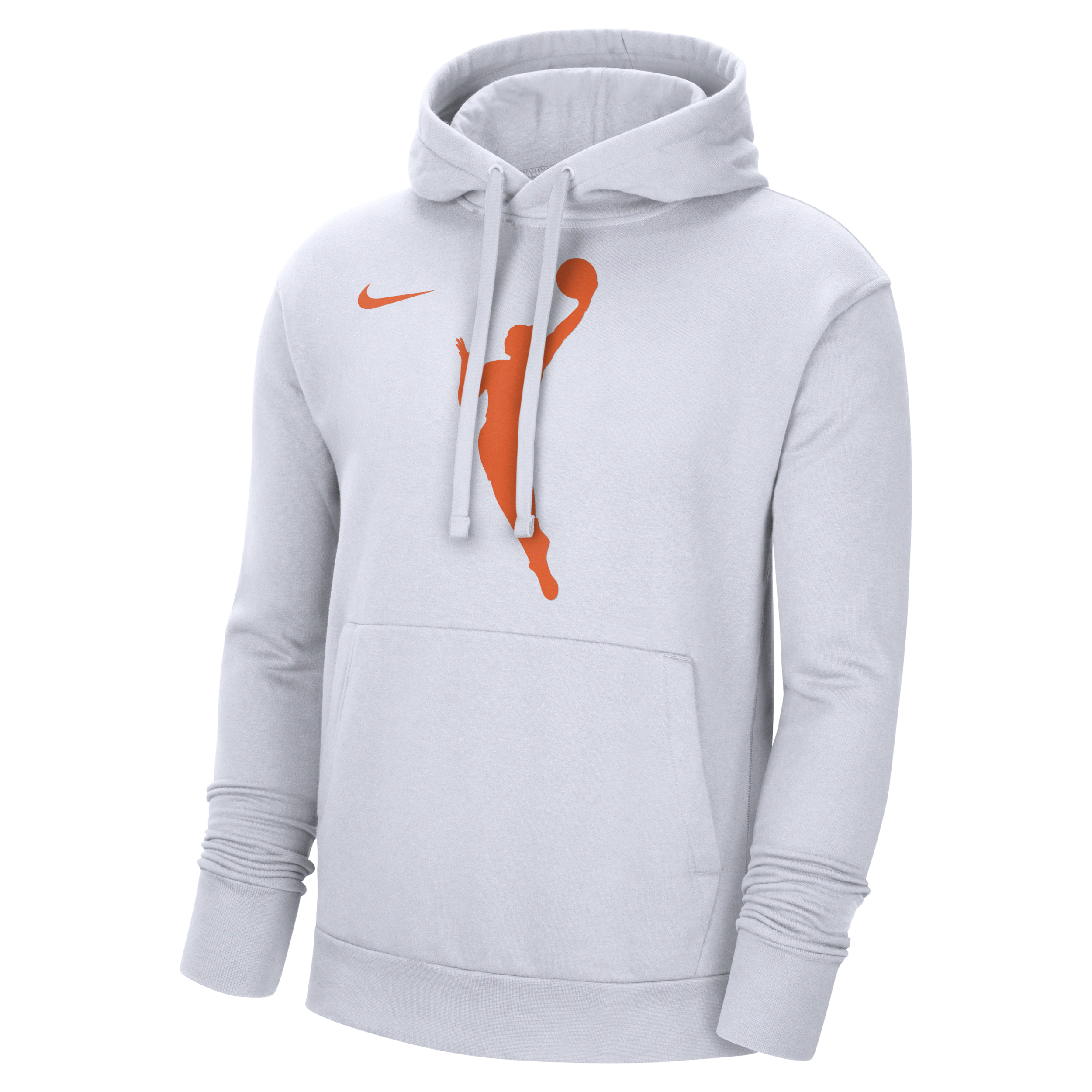 Felpa pullover in fleece con cappuccio Nike WNBA - Uomo - Bianco