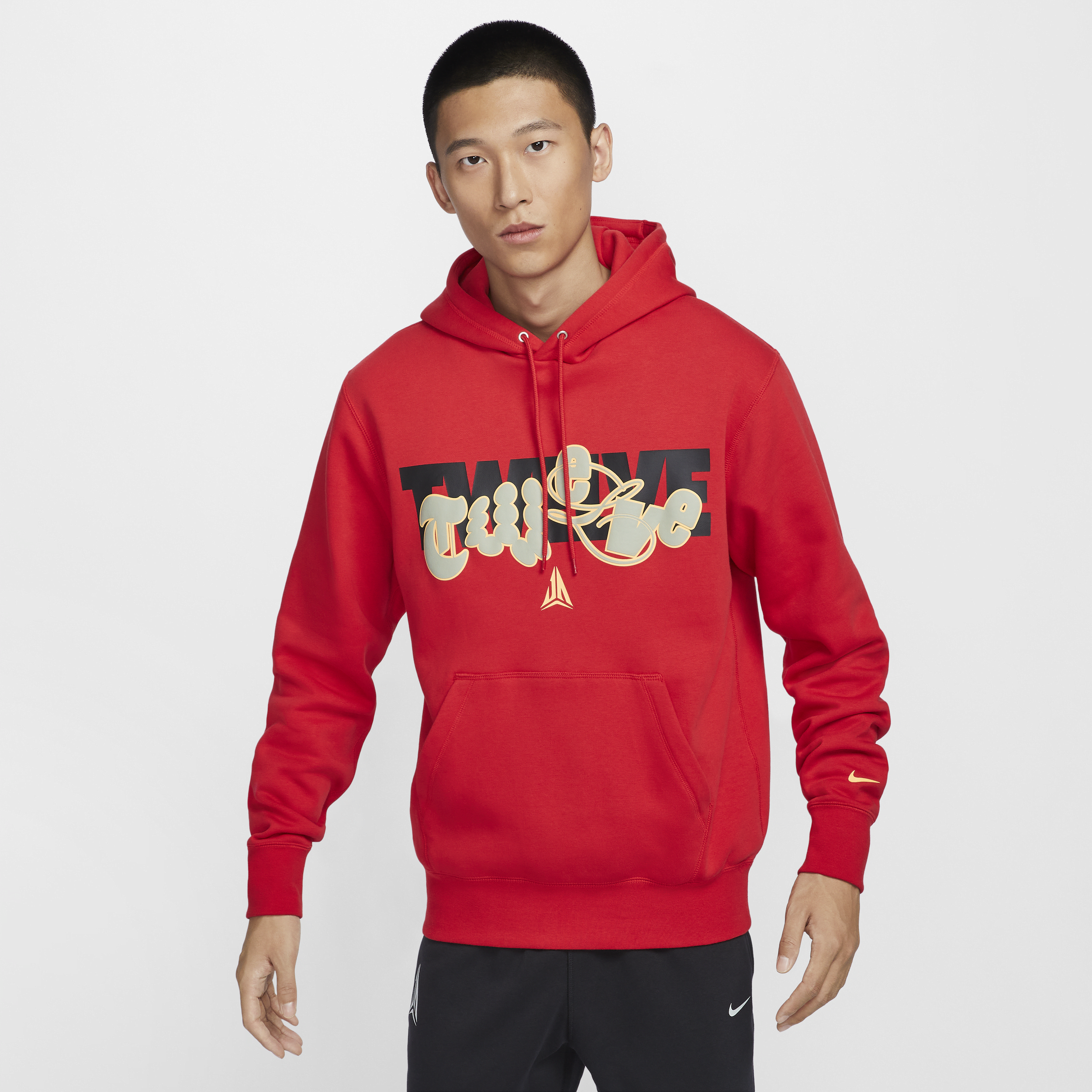 【ナイキ(NIKE)公式ストア】ジャ クラブ フリース メンズ バスケットボールパーカー FZ1039-657 レッド 【ナイキ(NIKE)公式ストア】ジャ クラブ フリース メンズ バスケットボールパーカー FZ1039-657 レッド