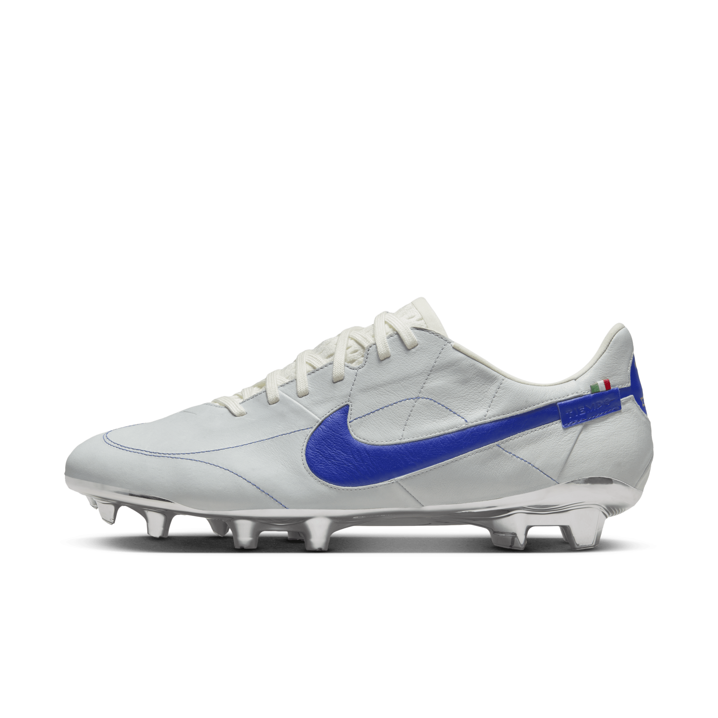 Nike tiempo white 2024 and blue