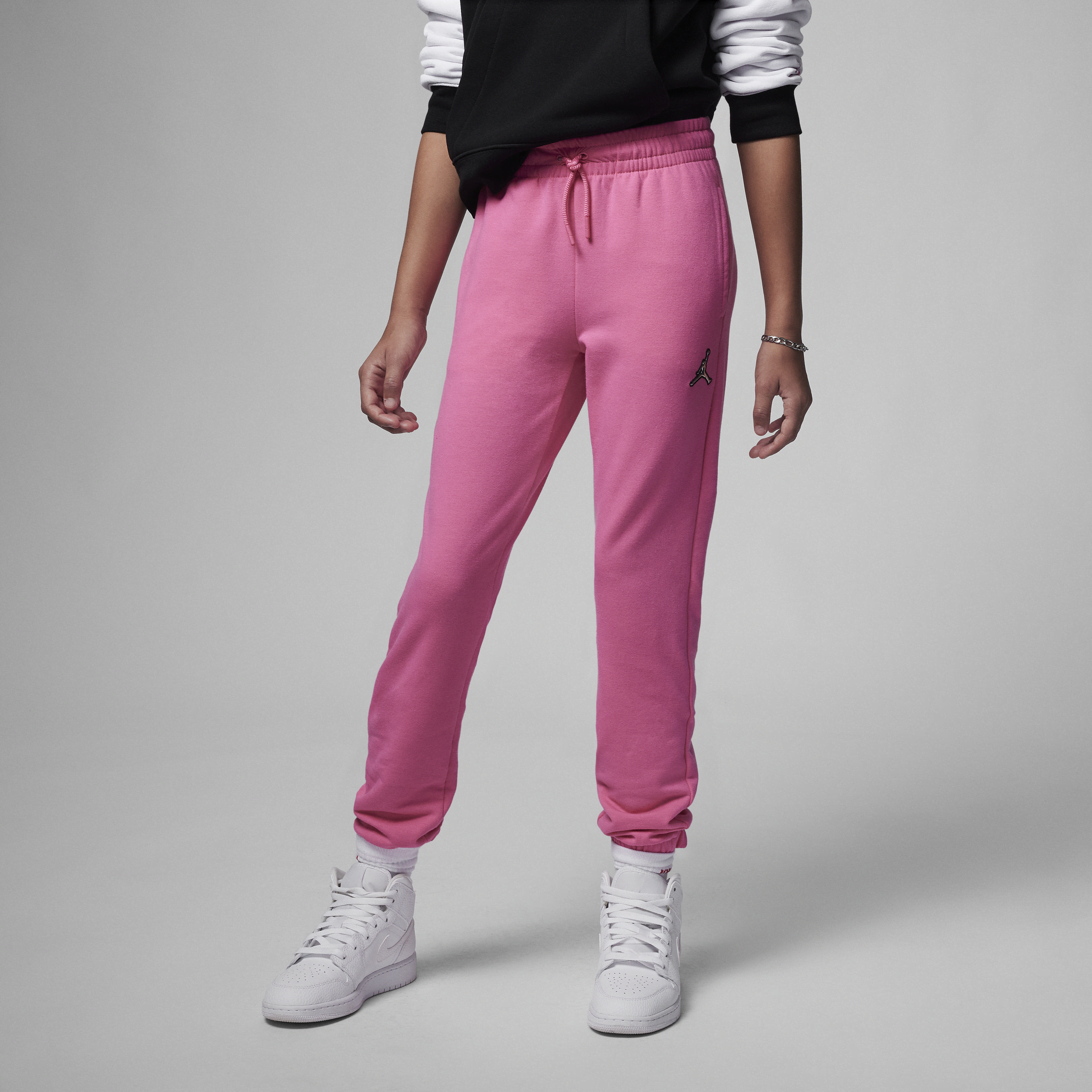 Jordan-bukser til større børn (piger) - Pink