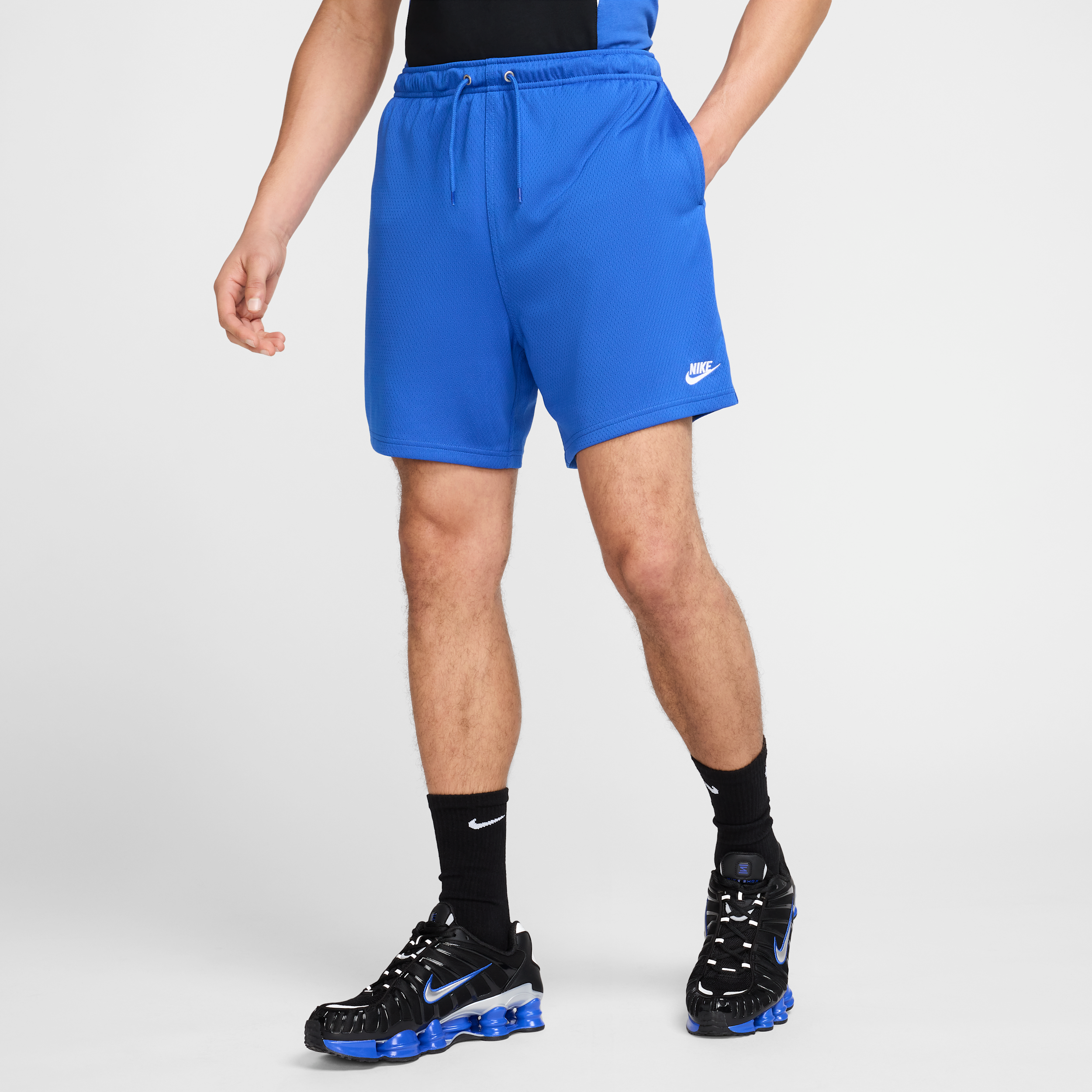 Shorts Flow in mesh Nike Club – Uomo - Blu