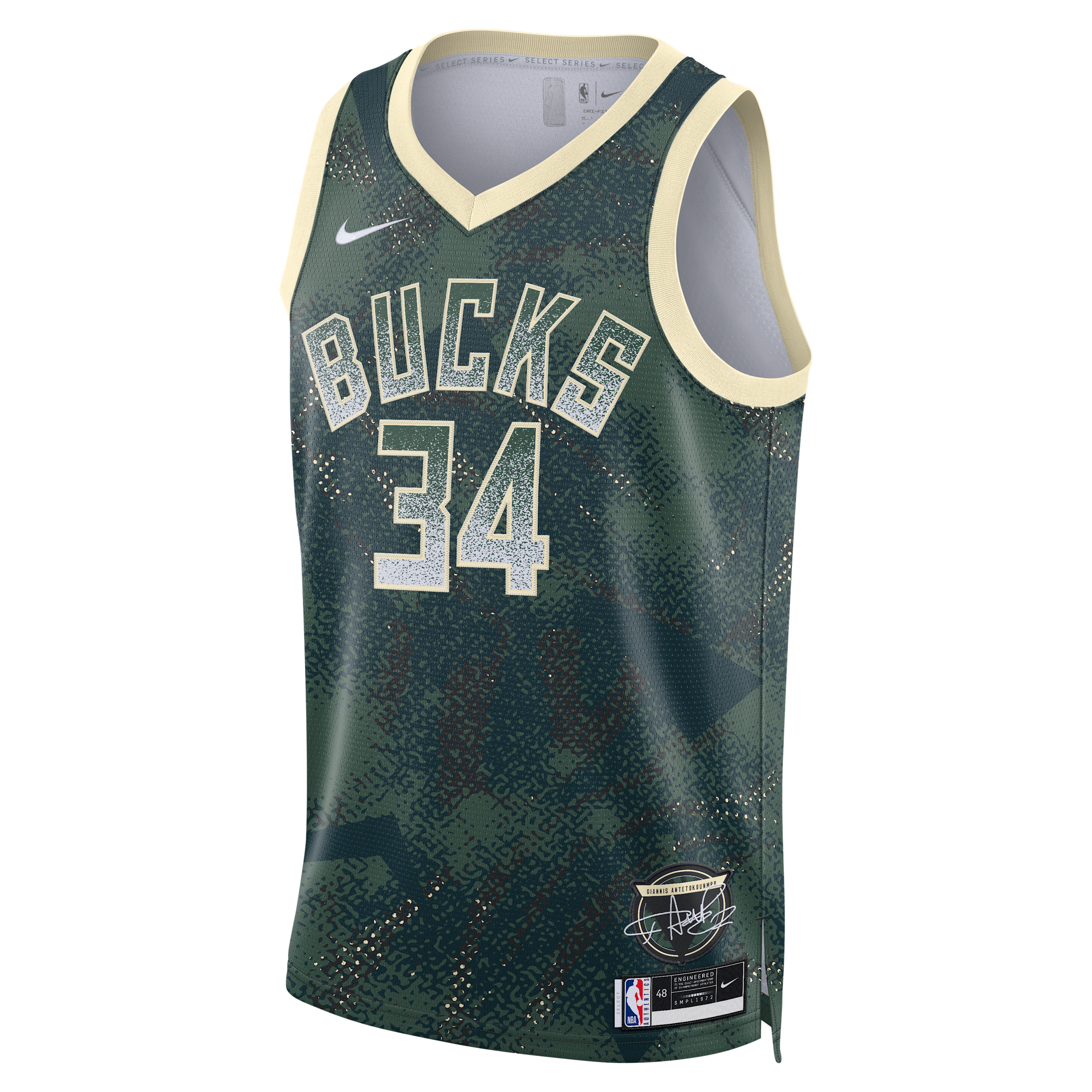 【ナイキ(NIKE)公式ストア】ヤニス アデトクンボ ミルウォーキー バックス 2025/26 セレクト シリーズ メンズ ナイキ Dri-FIT NBA スウィングマン ジャージー HJ4065-323 グリーン 【ナイキ(NIKE)公式ストア】ヤニス アデトクンボ ミルウォーキー バックス 2025/26 セレクト シリーズ メンズ ナイキ Dri-FIT NBA スウィングマン ジャージー HJ4065-323 グリーン