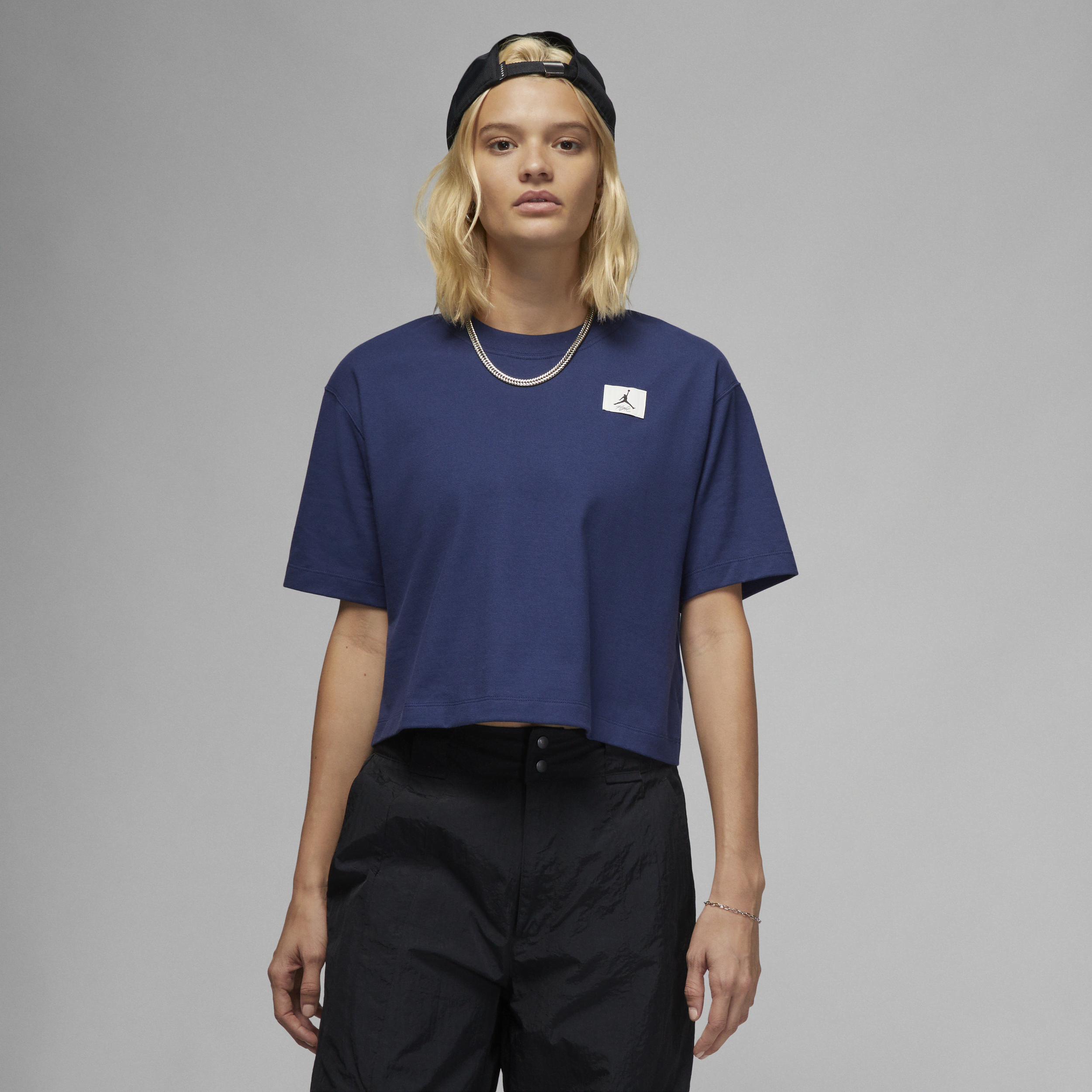 Jordan Essentials Camiseta cuadrada - Mujer - Azul