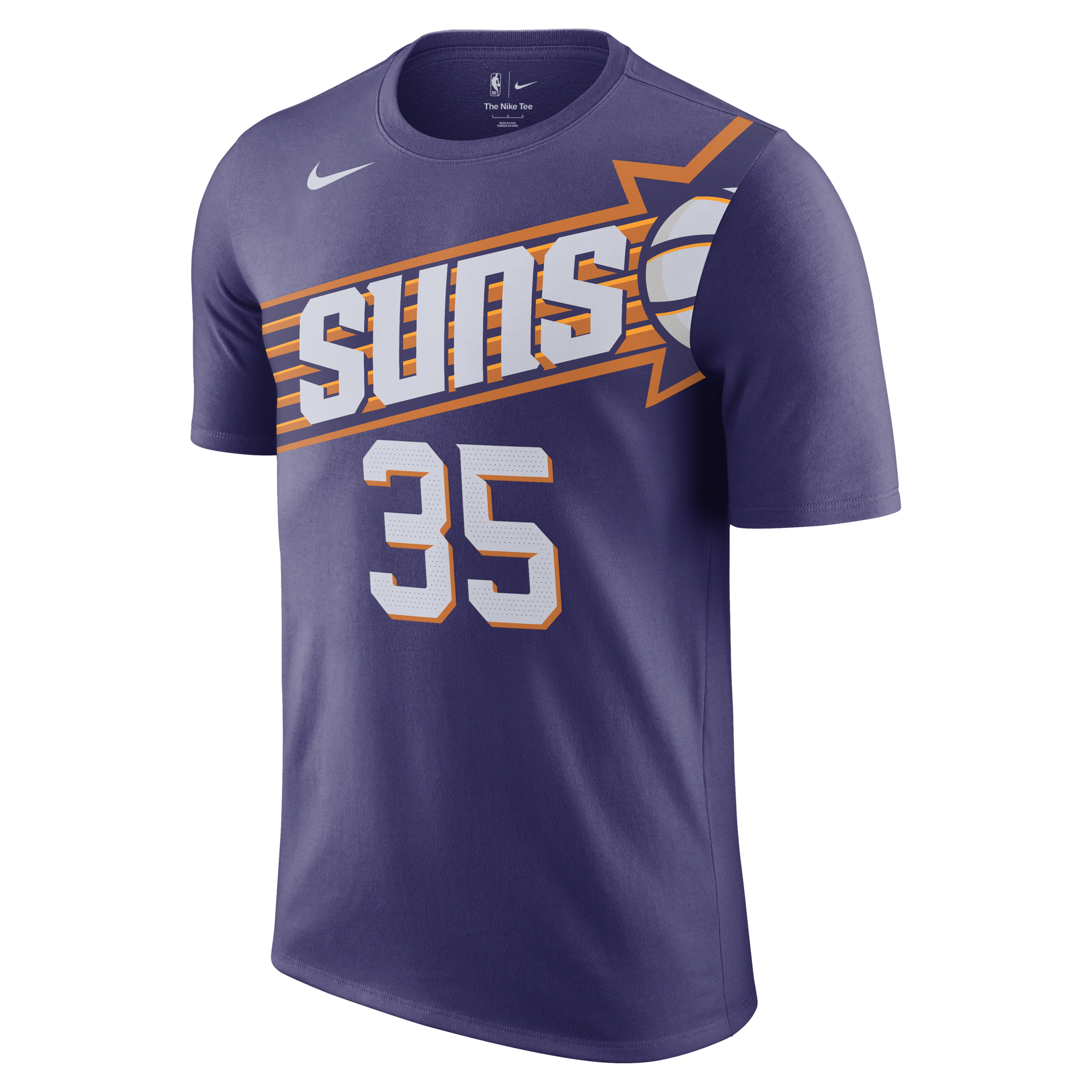 Kevin Durant Phoenix Suns Nike NBA T-Shirt til mænd - lilla
