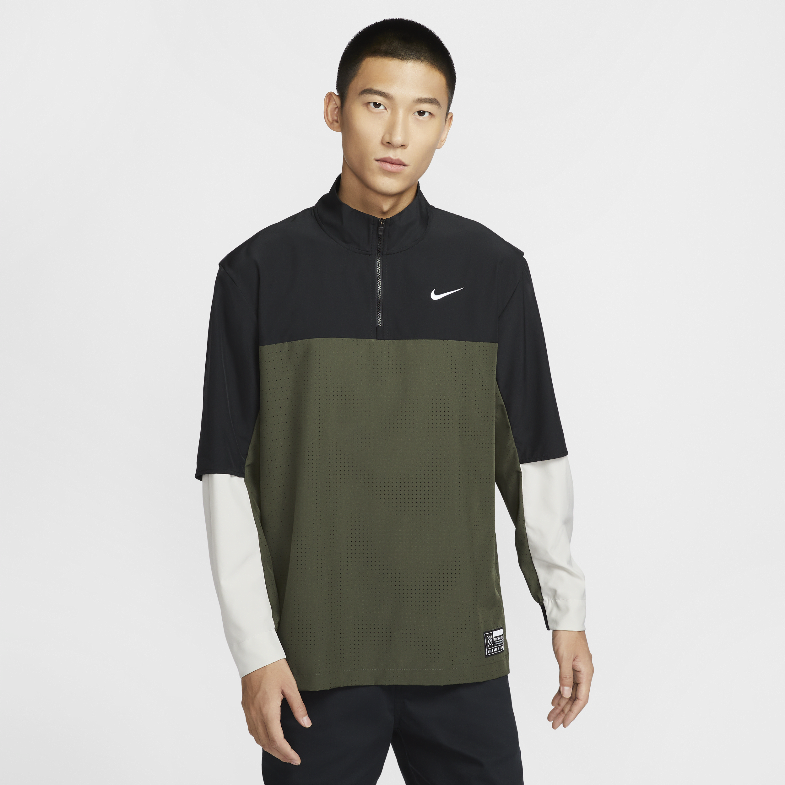 【ナイキ(NIKE)公式ストア】ナイキ ゴルフ クラブ メンズ Dri-FIT 1/2ジップ ゴルフジャケット FQ1156-010 ブラック 【ナイキ(NIKE)公式ストア】ナイキ ゴルフ クラブ メンズ Dri-FIT 1/2ジップ ゴルフジャケット FQ1156-010 ブラック
