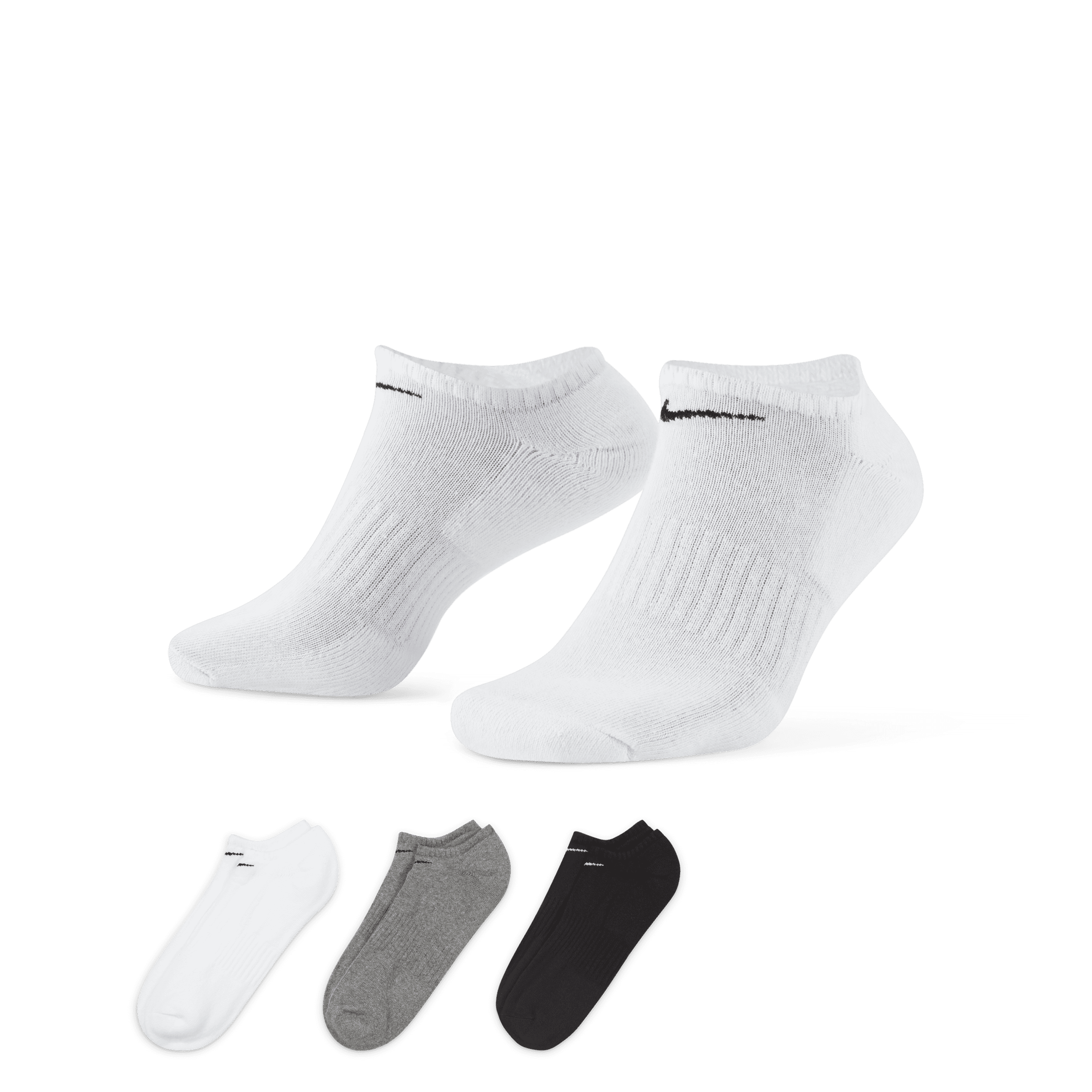 Nike Everyday Cushioned Calcetines cortos de entrenamiento (3 pares) - Multicolor