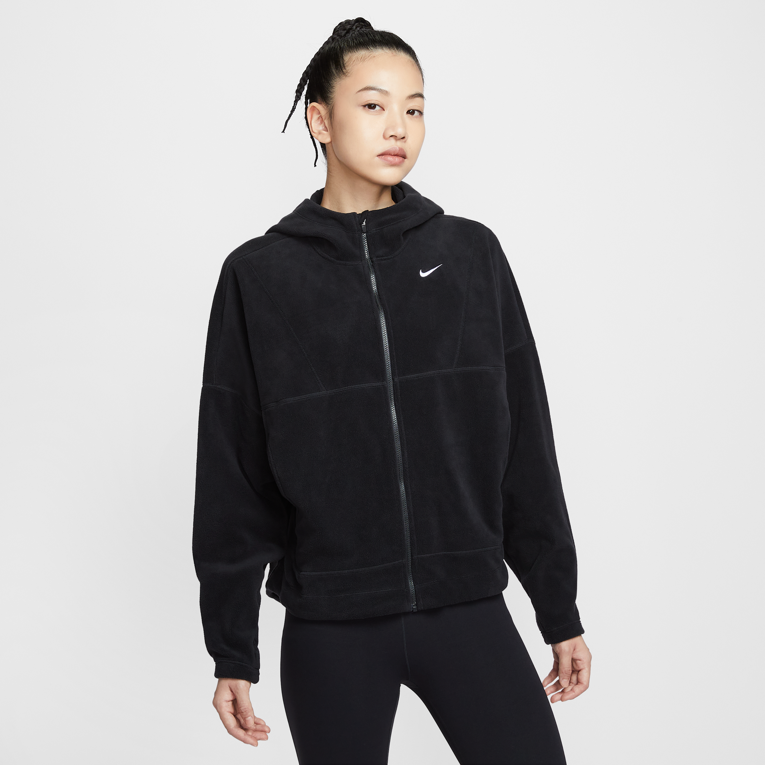 【ナイキ(NIKE)公式ストア】ナイキ ワン ウィメンズ Therma-FIT フルジップ トップ HV3699-010 ブラック 【ナイキ(NIKE)公式ストア】ナイキ ワン ウィメンズ Therma-FIT フルジップ トップ HV3699-010 ブラック