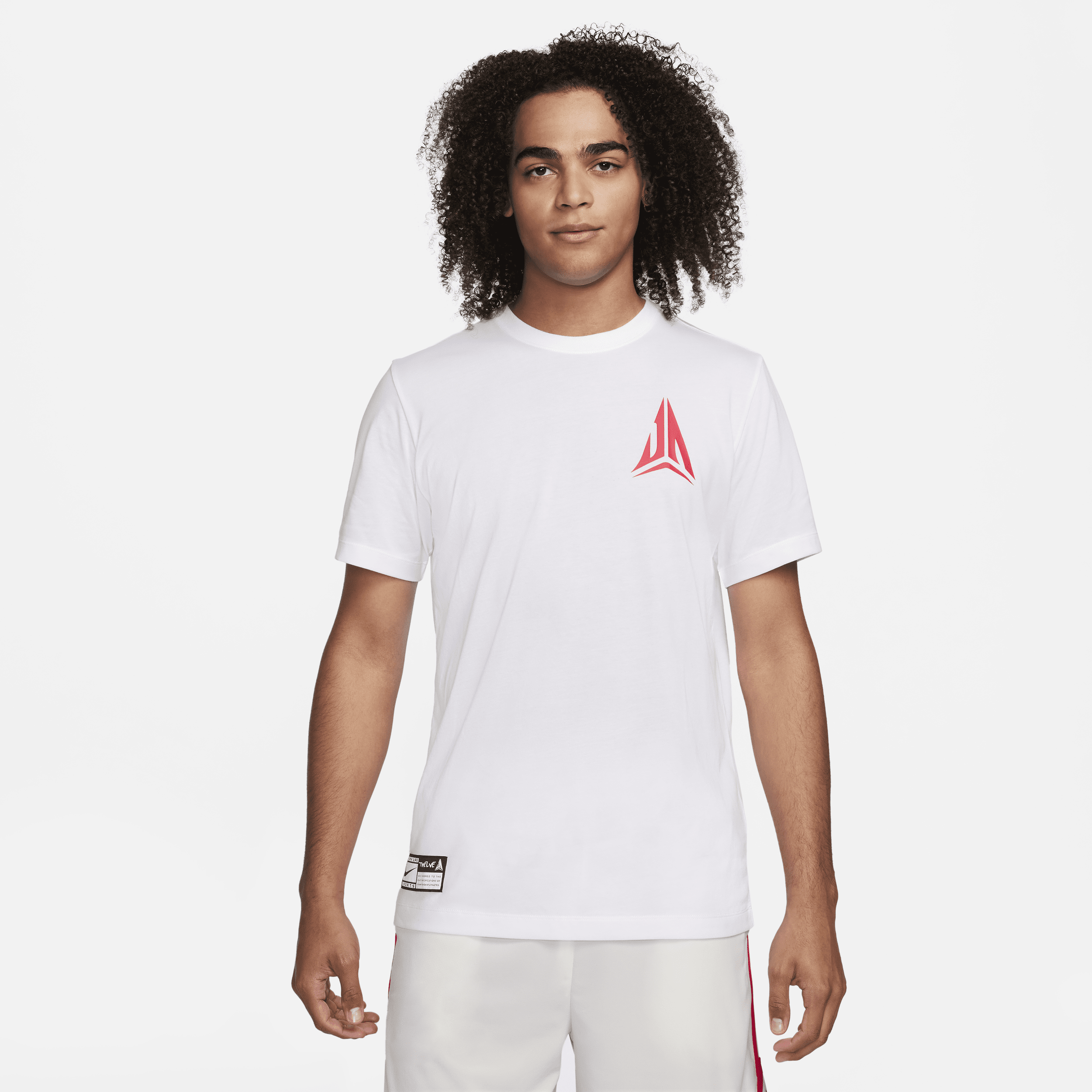 Ja Nike Dri-FIT-basketball-T-shirt til mænd - hvid