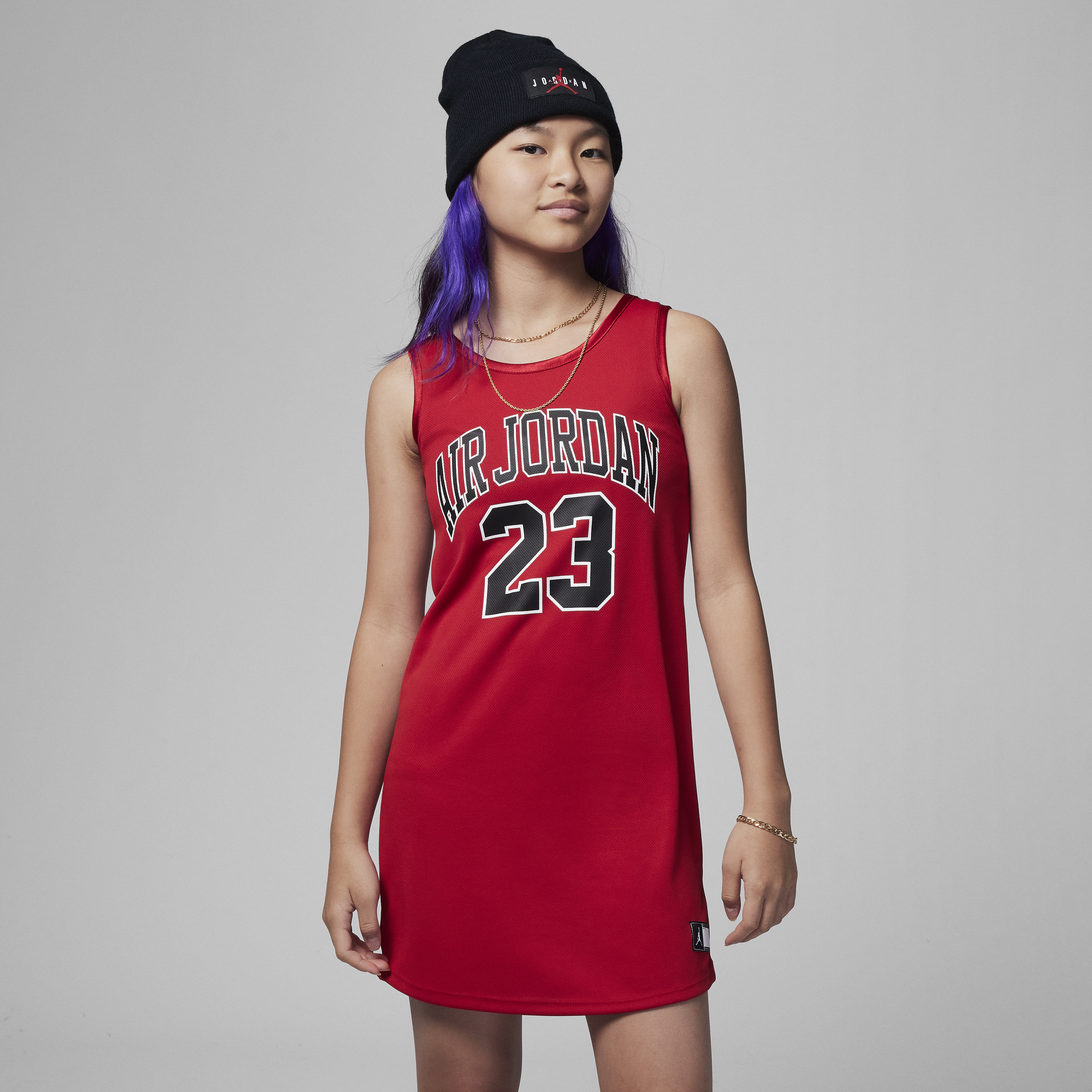 Jordan-kjole til større børn (piger) - rød