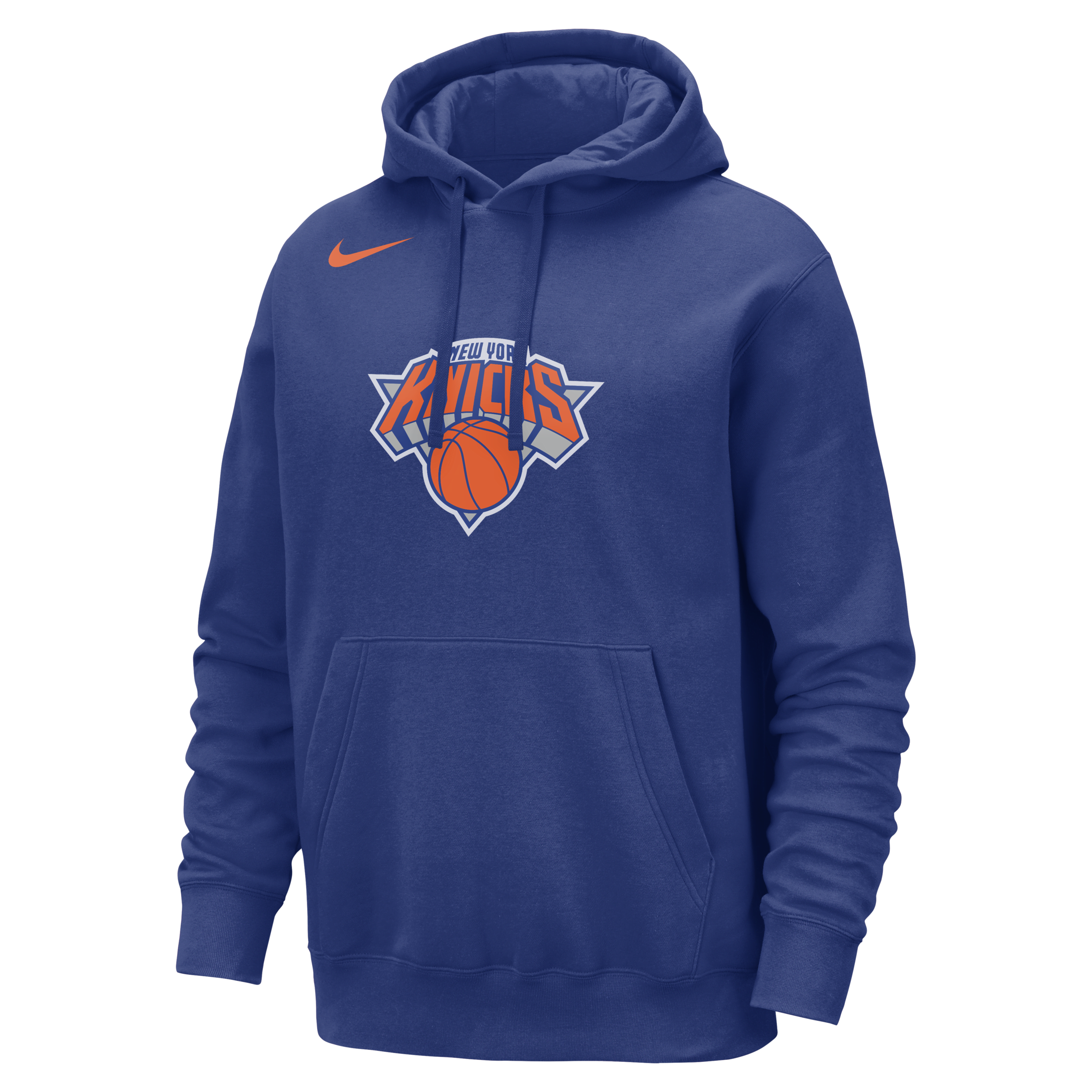 New York Knicks Club Nike NBA-pullover-hættetrøje til mænd - blå