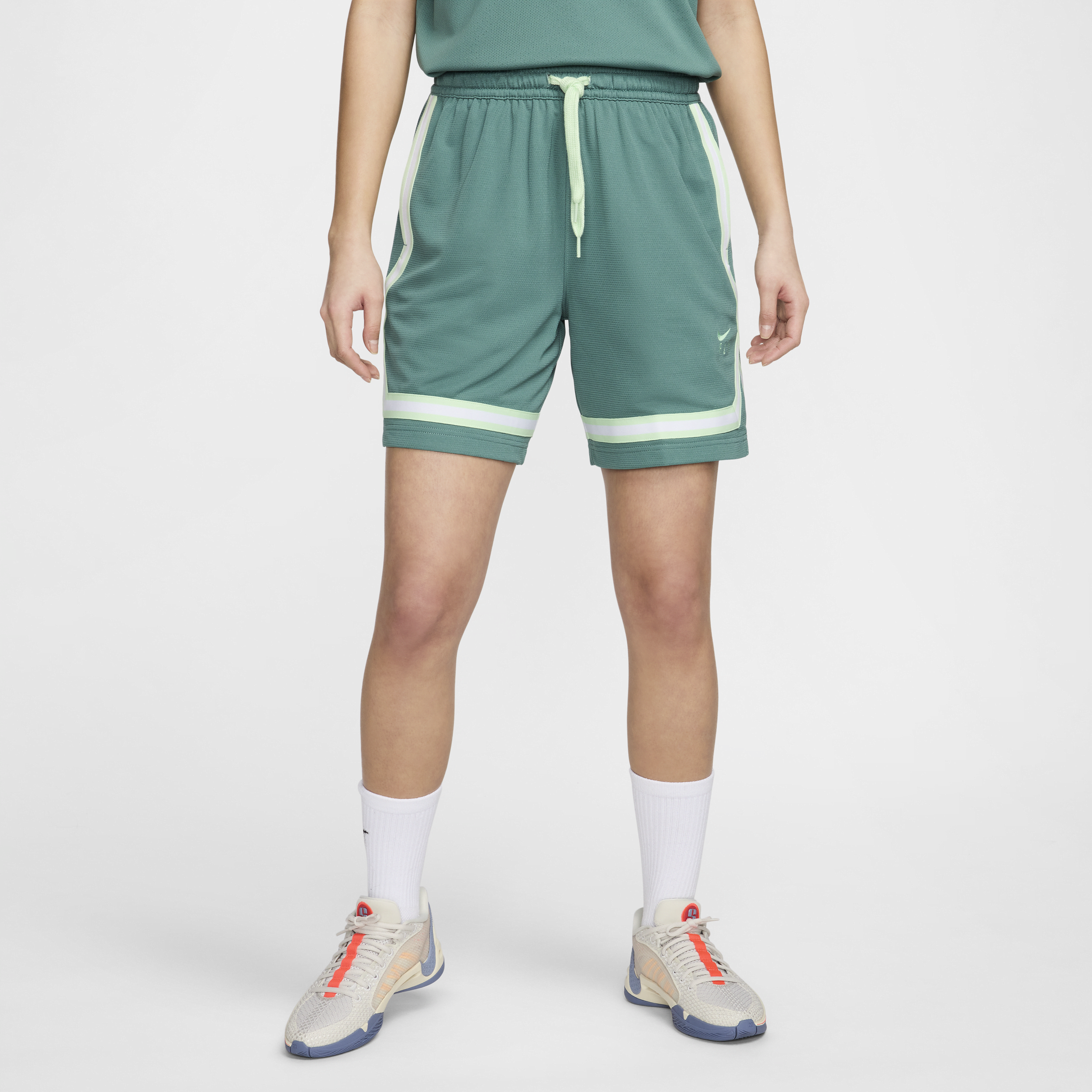 Shorts da basket Nike Fly Crossover - Donna - Verde