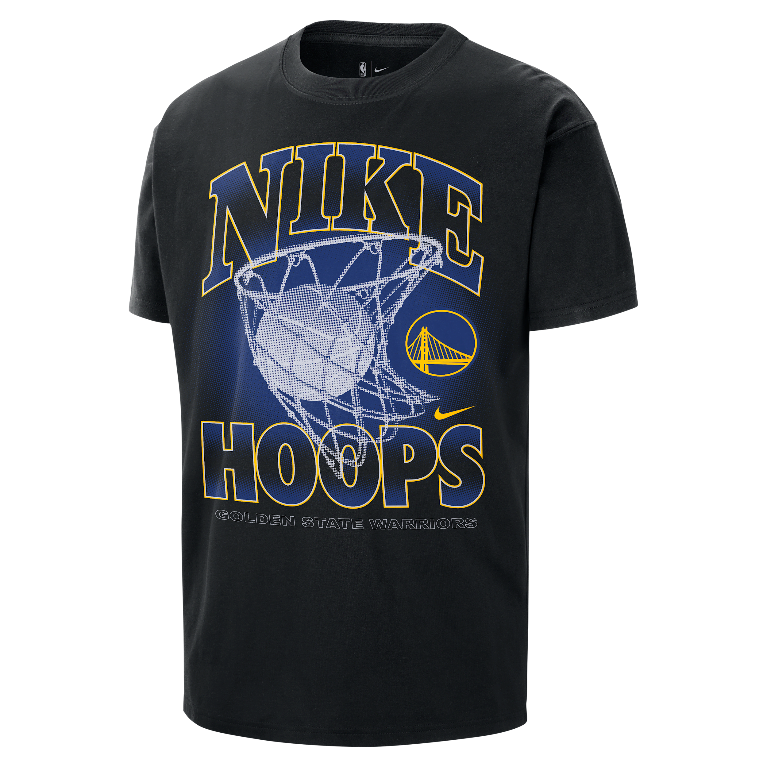 【ナイキ(NIKE)公式ストア】ゴールデンステート ウォリアーズ コートサイド メンズ ナイキ NBA マックス90 Tシャツ HQ1269-010 ブラック 【ナイキ(NIKE)公式ストア】ゴールデンステート ウォリアーズ コートサイド メンズ ナイキ NBA マックス90 Tシャツ HQ1269-010 ブラック