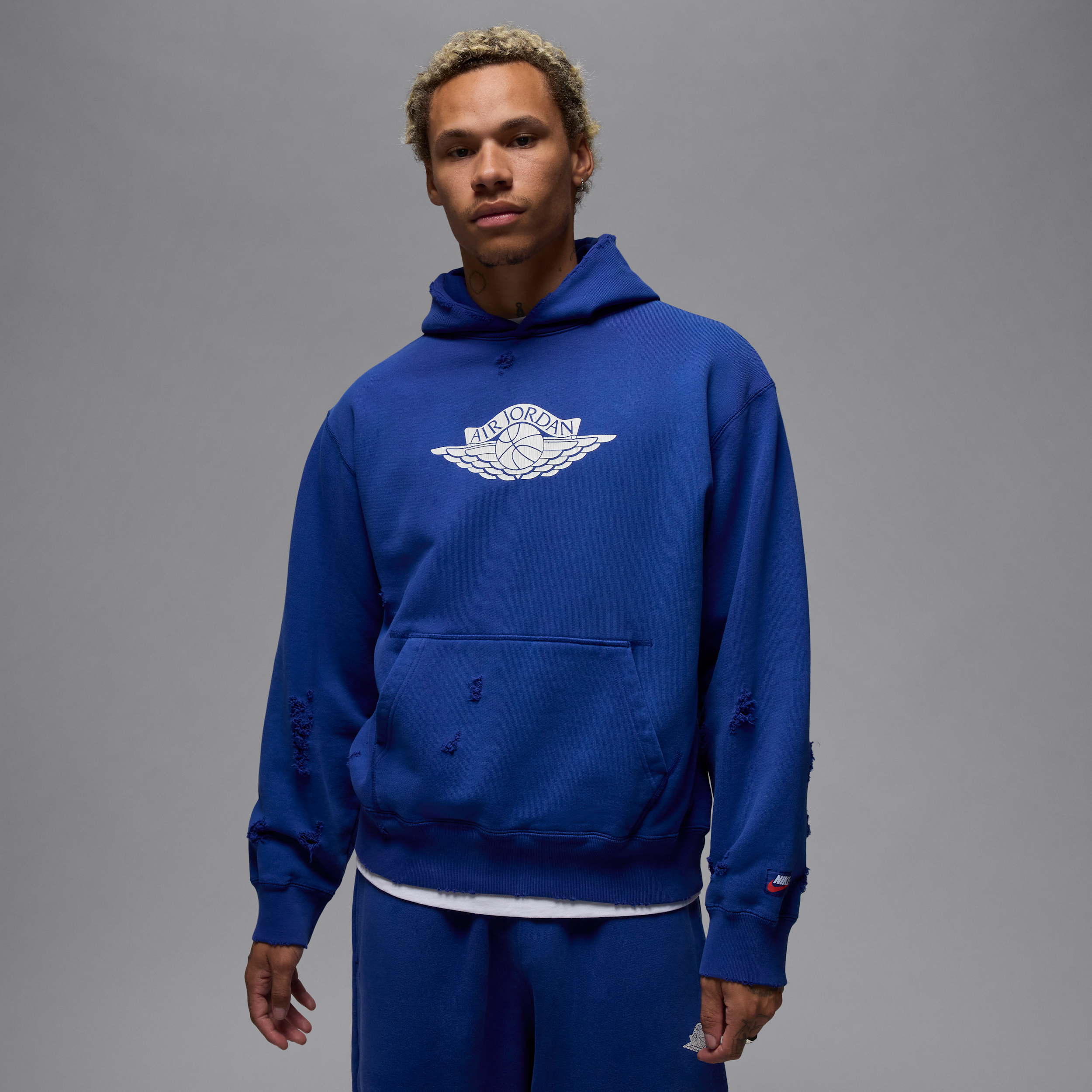【ナイキ(NIKE)公式ストア】ジョーダン レア エア メンズ フリース プルオーバー パーカー IB3003-485 ブルー 【ナイキ(NIKE)公式ストア】ジョーダン レア エア メンズ フリース プルオーバー パーカー IB3003-485 ブルー