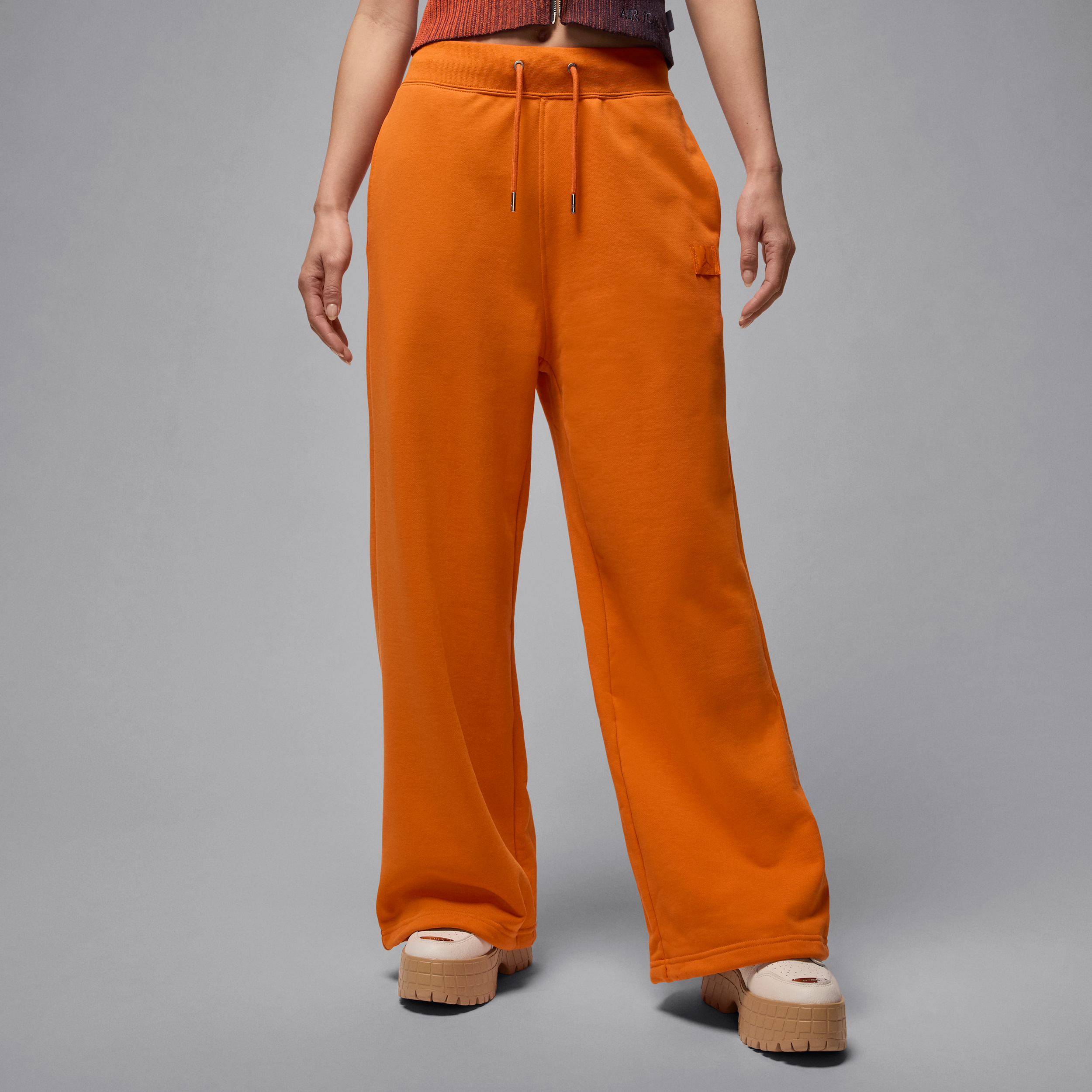 【ナイキ(NIKE)公式ストア】ジョーダン フライト フリース ウィメンズ フレンチテリー オープンヘム パンツ IF3591-805 オレンジ 【ナイキ(NIKE)公式ストア】ジョーダン フライト フリース ウィメンズ フレンチテリー オープンヘム パンツ IF3591-805 オレンジ