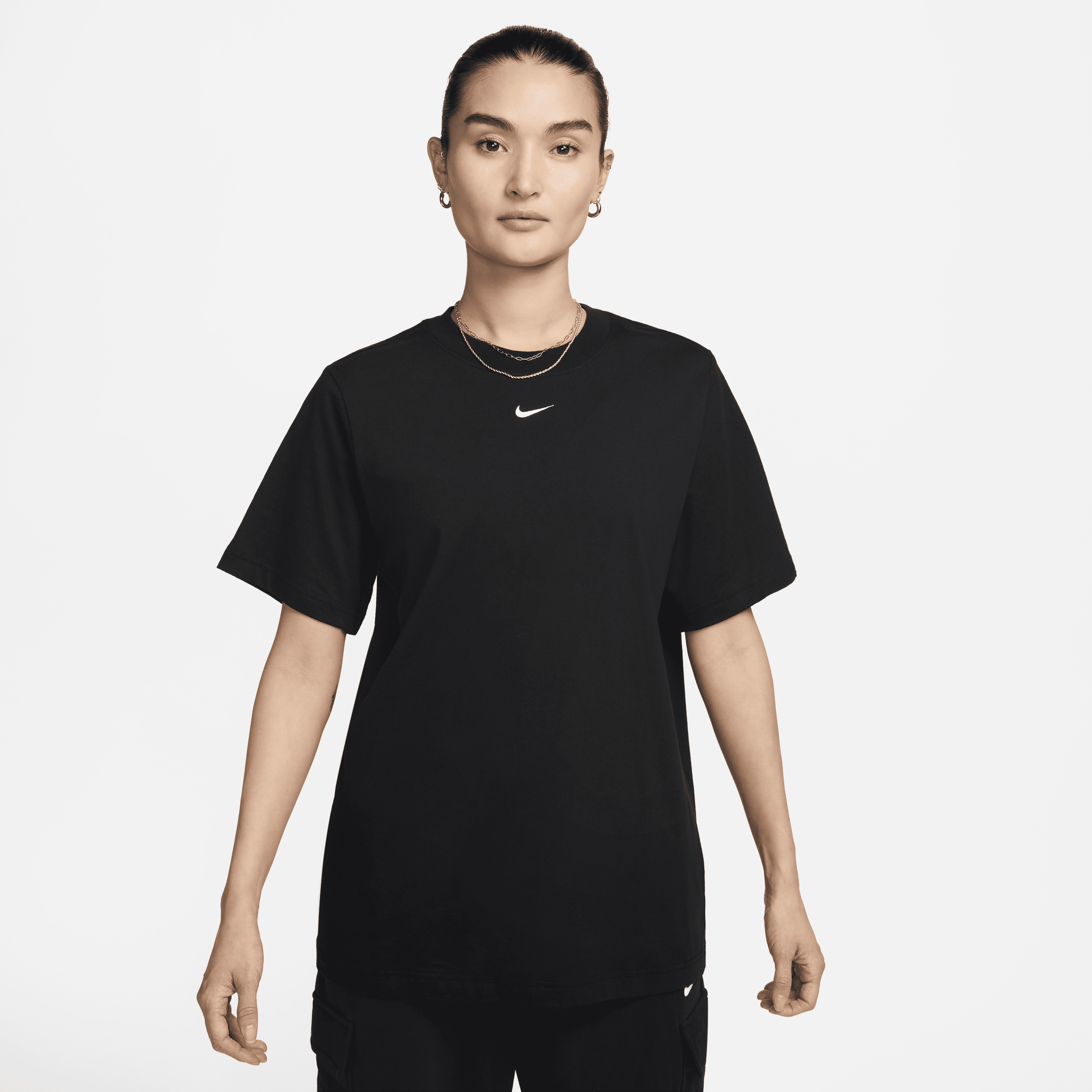 【ナイキ(NIKE)公式ストア】ナイキ スポーツウェア ウィメンズ Tシャツ FD4150-010 ブラック 【ナイキ(NIKE)公式ストア】ナイキ スポーツウェア ウィメンズ Tシャツ FD4150-010 ブラック