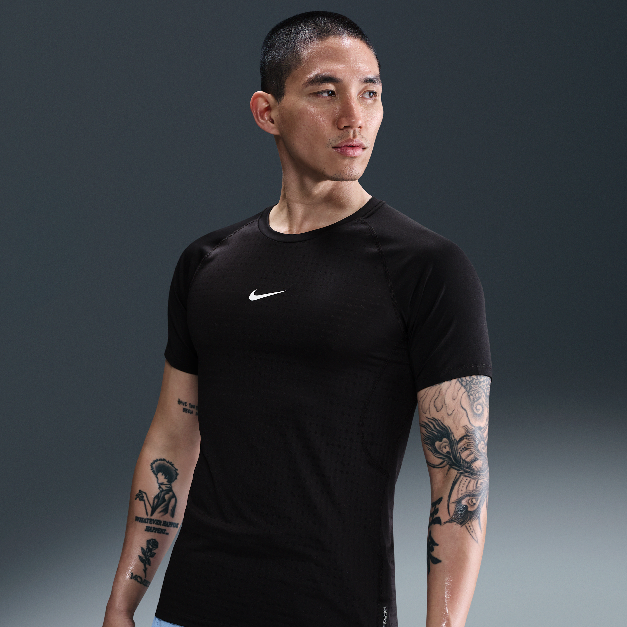 【ナイキ(NIKE)公式ストア】ナイキ プロ ブリーズ メンズ スリムフィット ショートスリーブ トップ HJ4056-010 ブラック 【ナイキ(NIKE)公式ストア】ナイキ プロ ブリーズ メンズ スリムフィット ショートスリーブ トップ HJ4056-010 ブラック