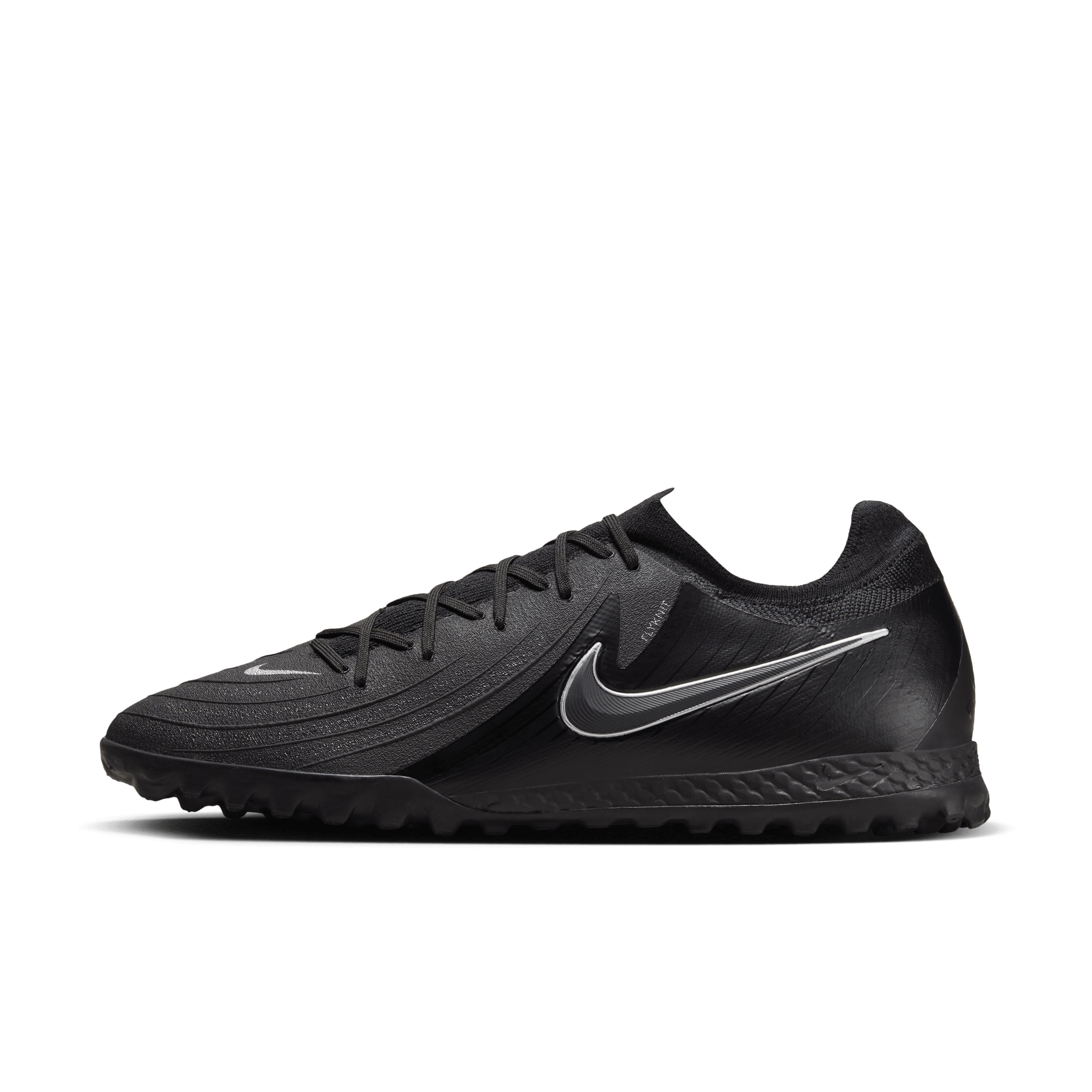 Nike Phantom GX 2 Pro low-top voetbalschoenen (turf) - Zwart
