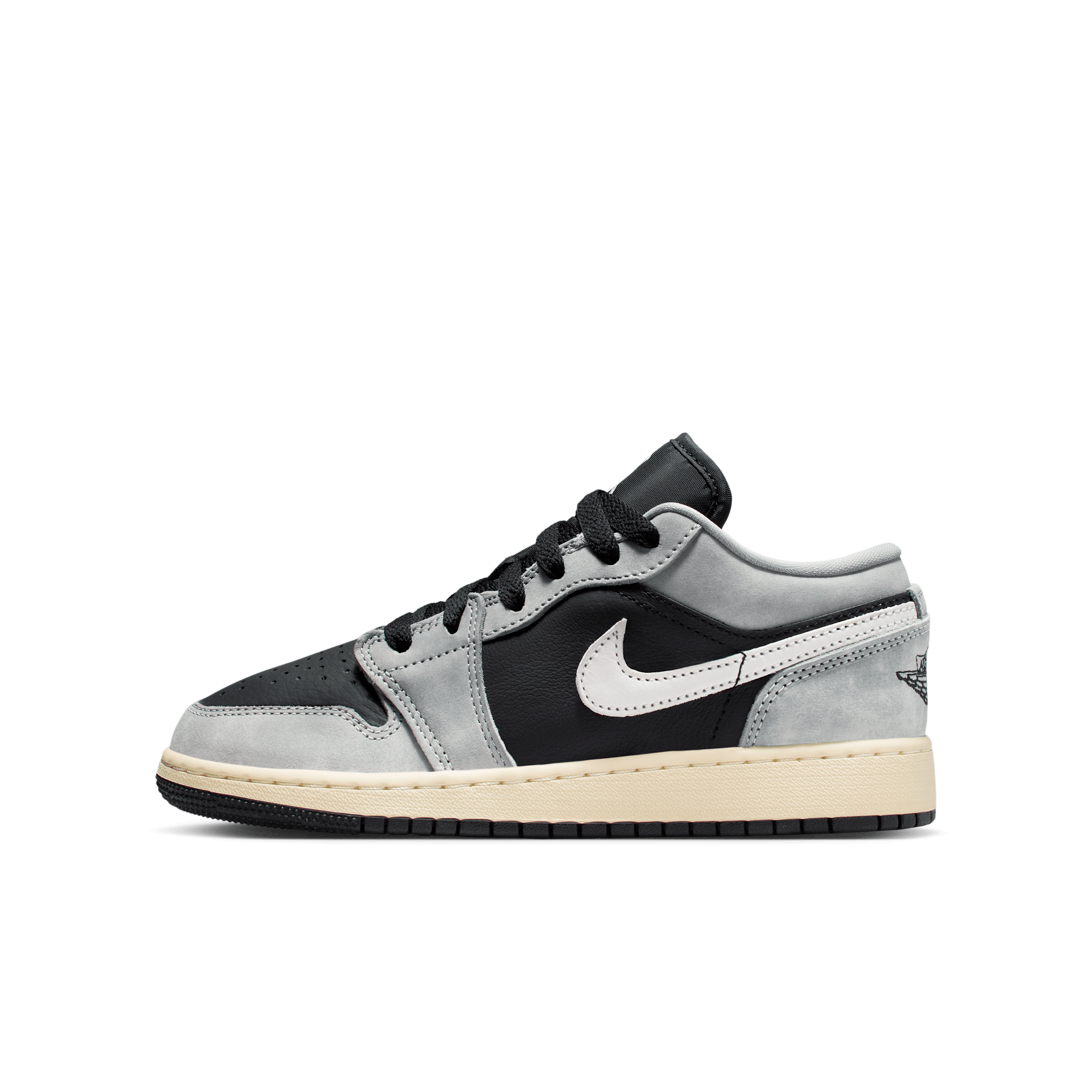 【ナイキ(NIKE)公式ストア】エア ジョーダン 1 LOW SE ジュニアシューズ HQ2021-012 グレー 【ナイキ(NIKE)公式ストア】エア ジョーダン 1 LOW SE ジュニアシューズ HQ2021-012 グレー