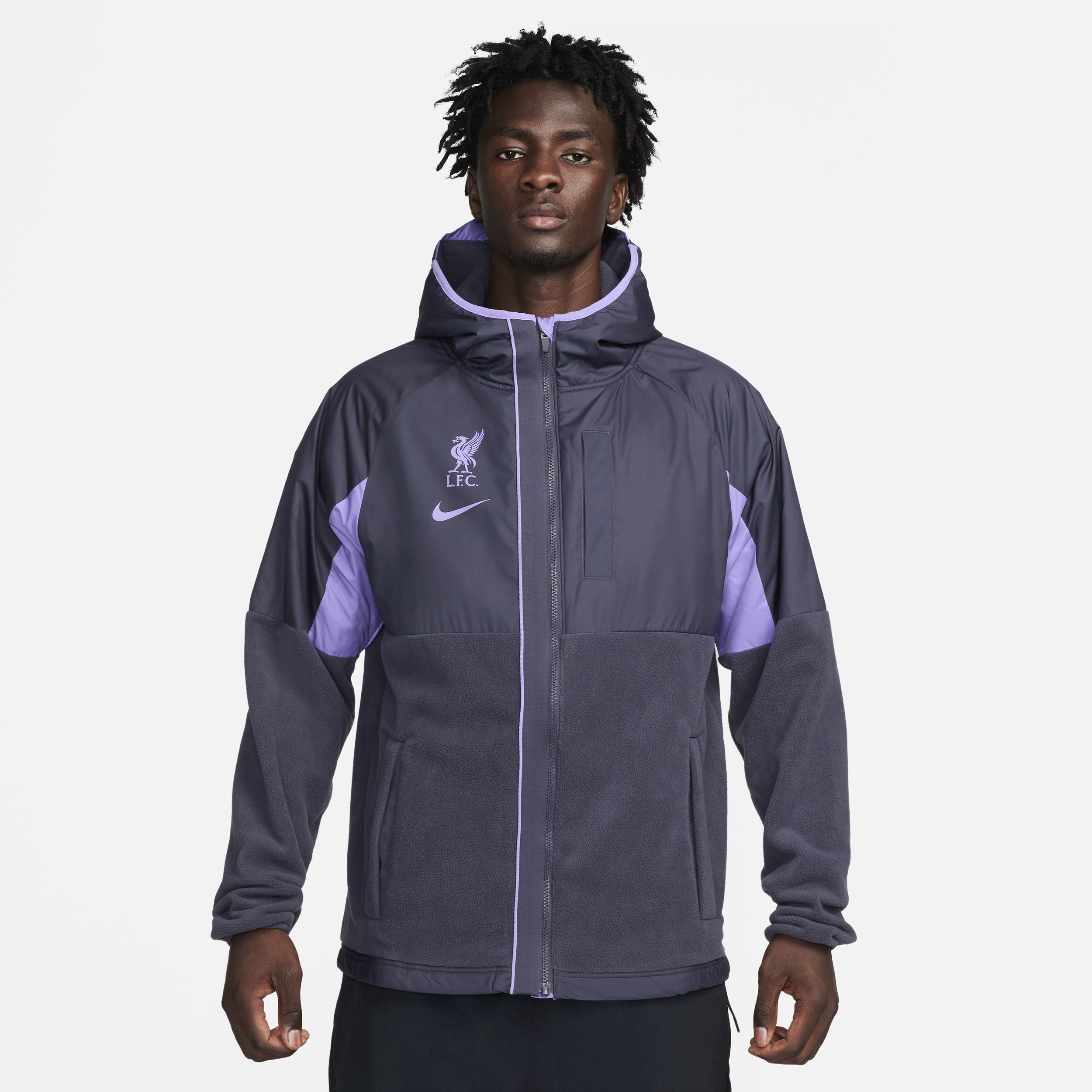 Liverpool FC AWF Third Nike Football Winterized-jakke til mænd - grå