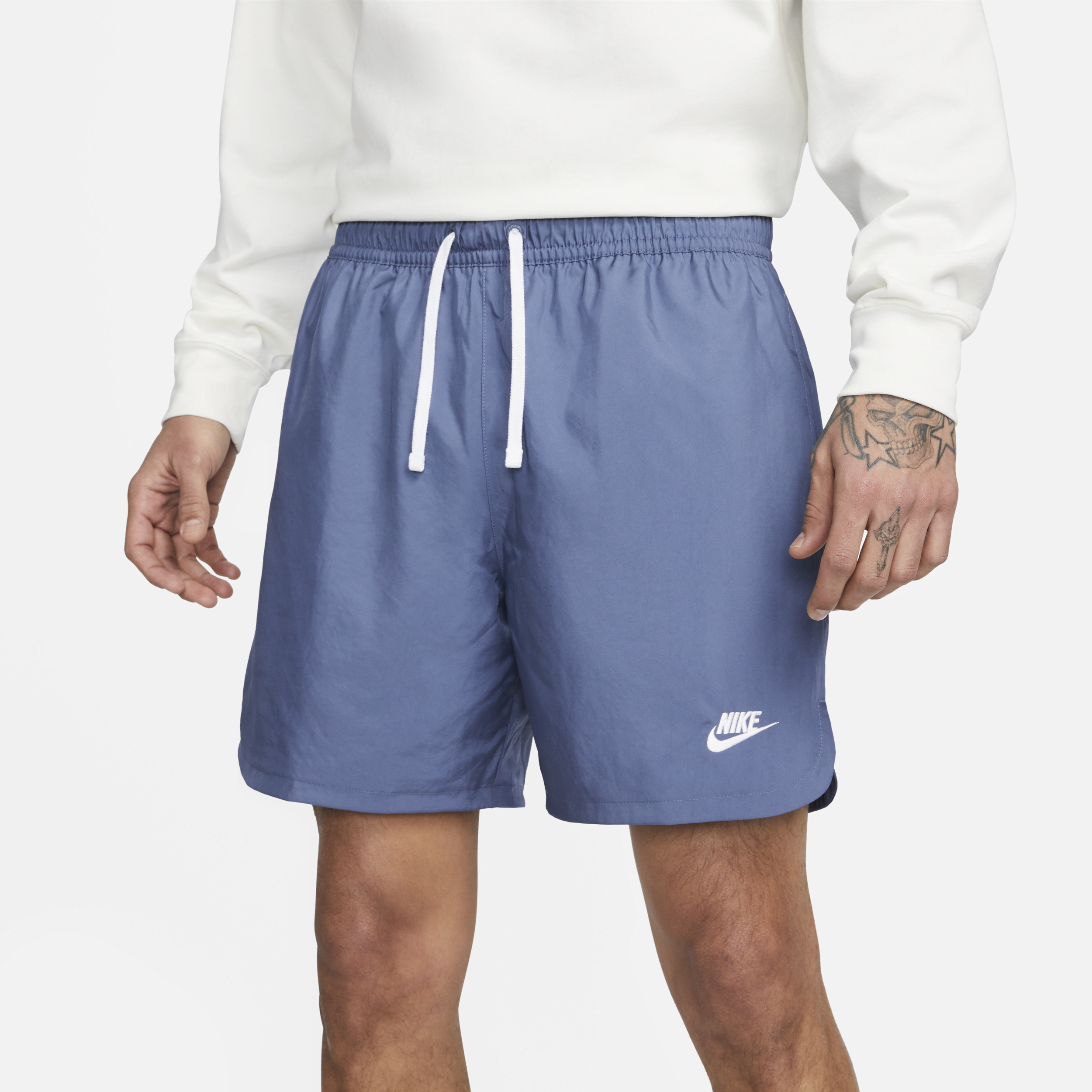 Nike Sportswear Sport Essentials Geweven flowshorts met voering voor heren - Blauw