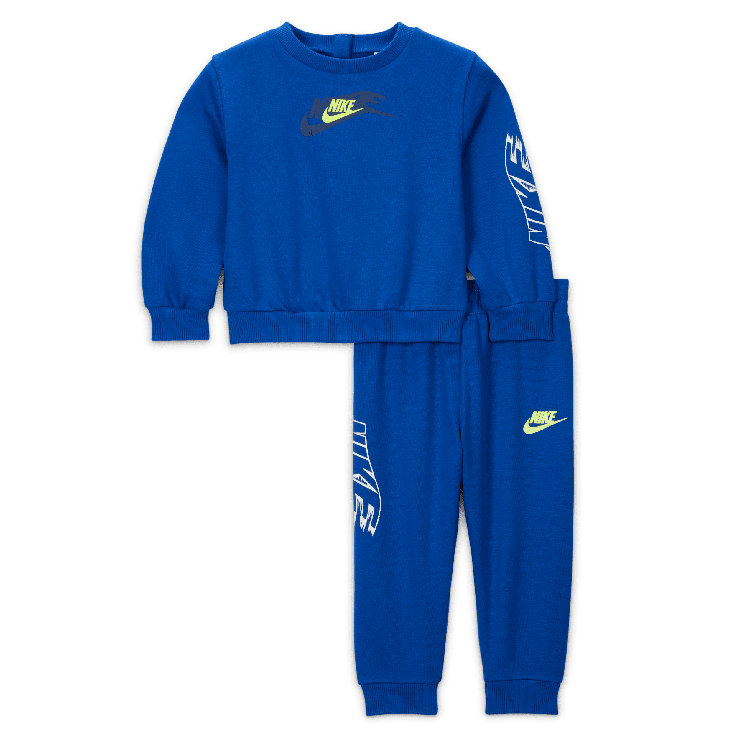 【ナイキ(NIKE)公式ストア】ナイキ スポーツウェア ベビー オン ザ ムーブ ツーピース クルー セットアップ IF3682-480 ブルー 【ナイキ(NIKE)公式ストア】ナイキ スポーツウェア ベビー オン ザ ムーブ ツーピース クルー セットアップ IF3682-480 ブルー
