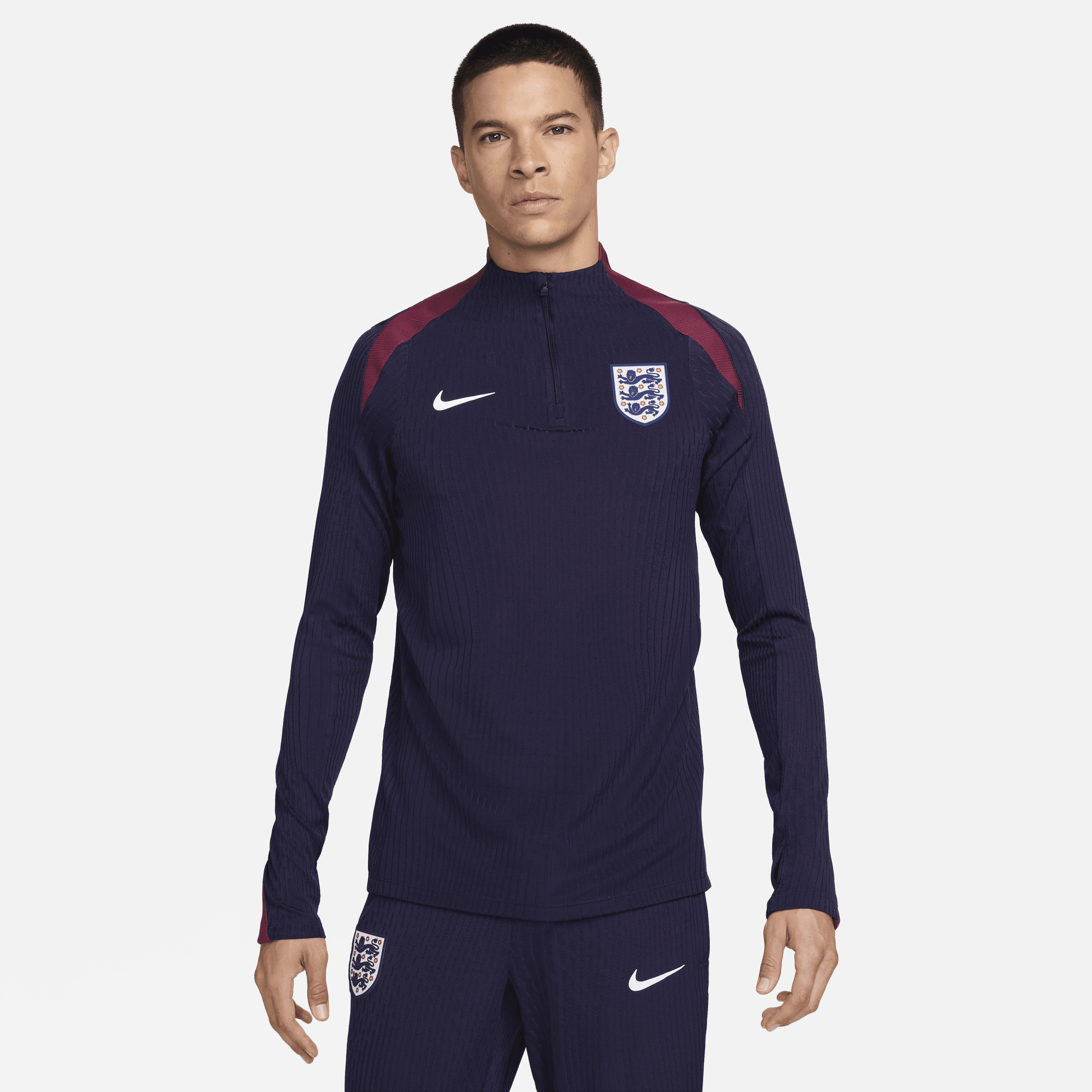 Engeland Strike Elite Nike Dri-FIT ADV knit voetbaltrainingstop voor heren - Paars