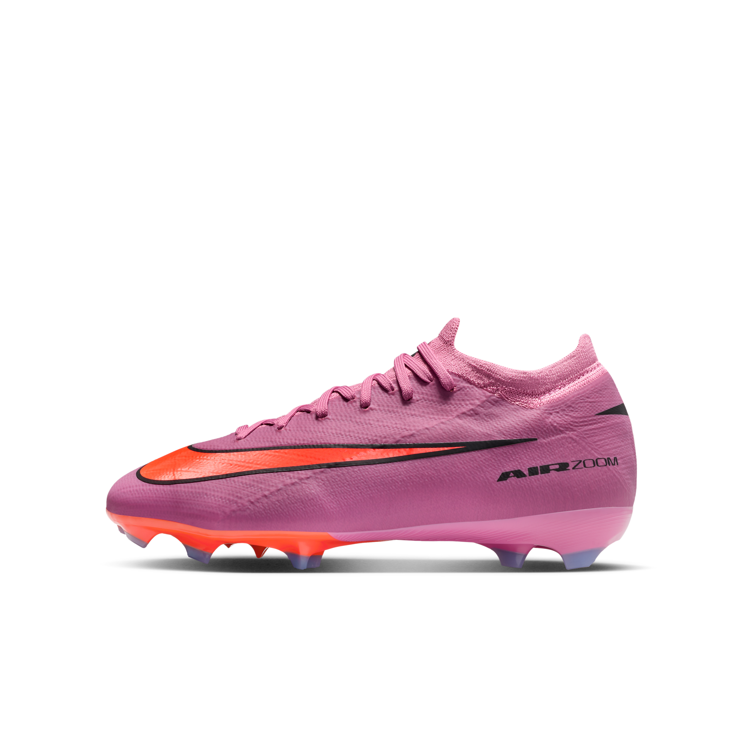 Nike Jr. Mercurial Vapor 16 Pro Botas de fútbol de perfil bajo para terreno firme - Niño/a y niño/a pequeño/a - Rosa