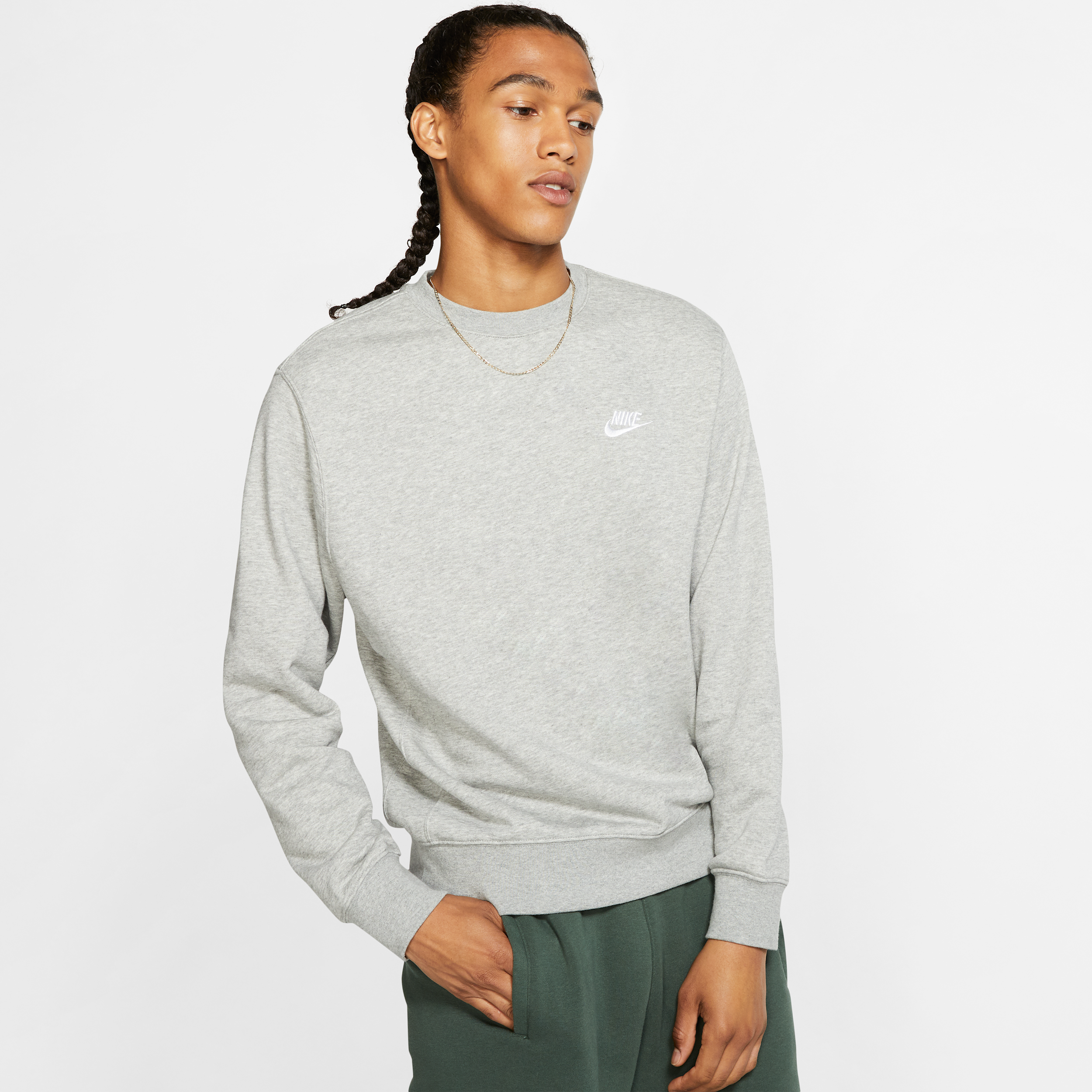 【ナイキ(NIKE)公式ストア】ナイキ スポーツウェア クラブ メンズ フレンチ テリー クルー BV2667-063 グレー 【ナイキ(NIKE)公式ストア】ナイキ スポーツウェア クラブ メンズ フレンチ テリー クルー BV2667-063 グレー