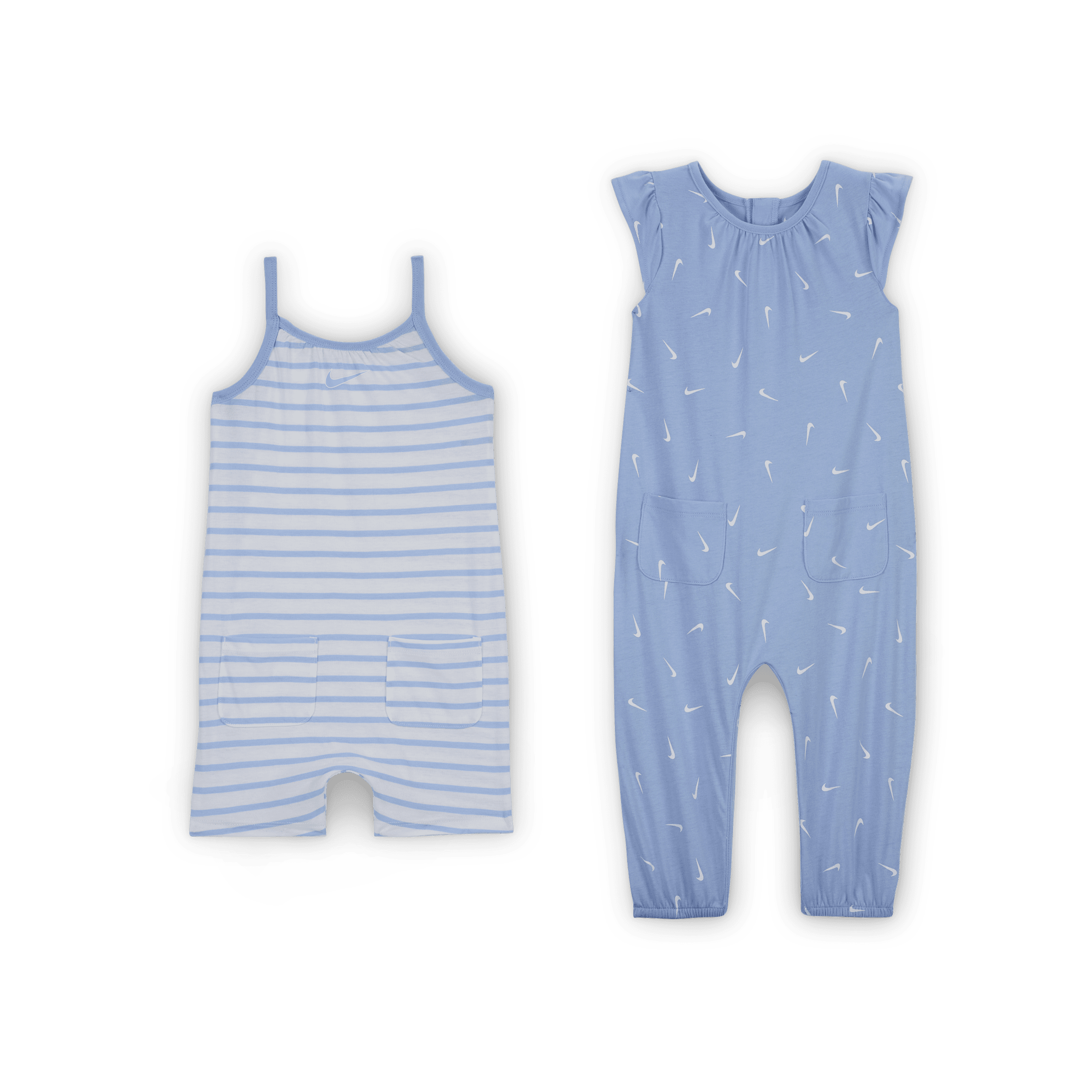 【ナイキ(NIKE)公式ストア】ナイキ エッセンシャル ベビー ロンパー (2着セット) II3052-499 ブルー 【ナイキ(NIKE)公式ストア】ナイキ エッセンシャル ベビー ロンパー (2着セット) II3052-499 ブルー