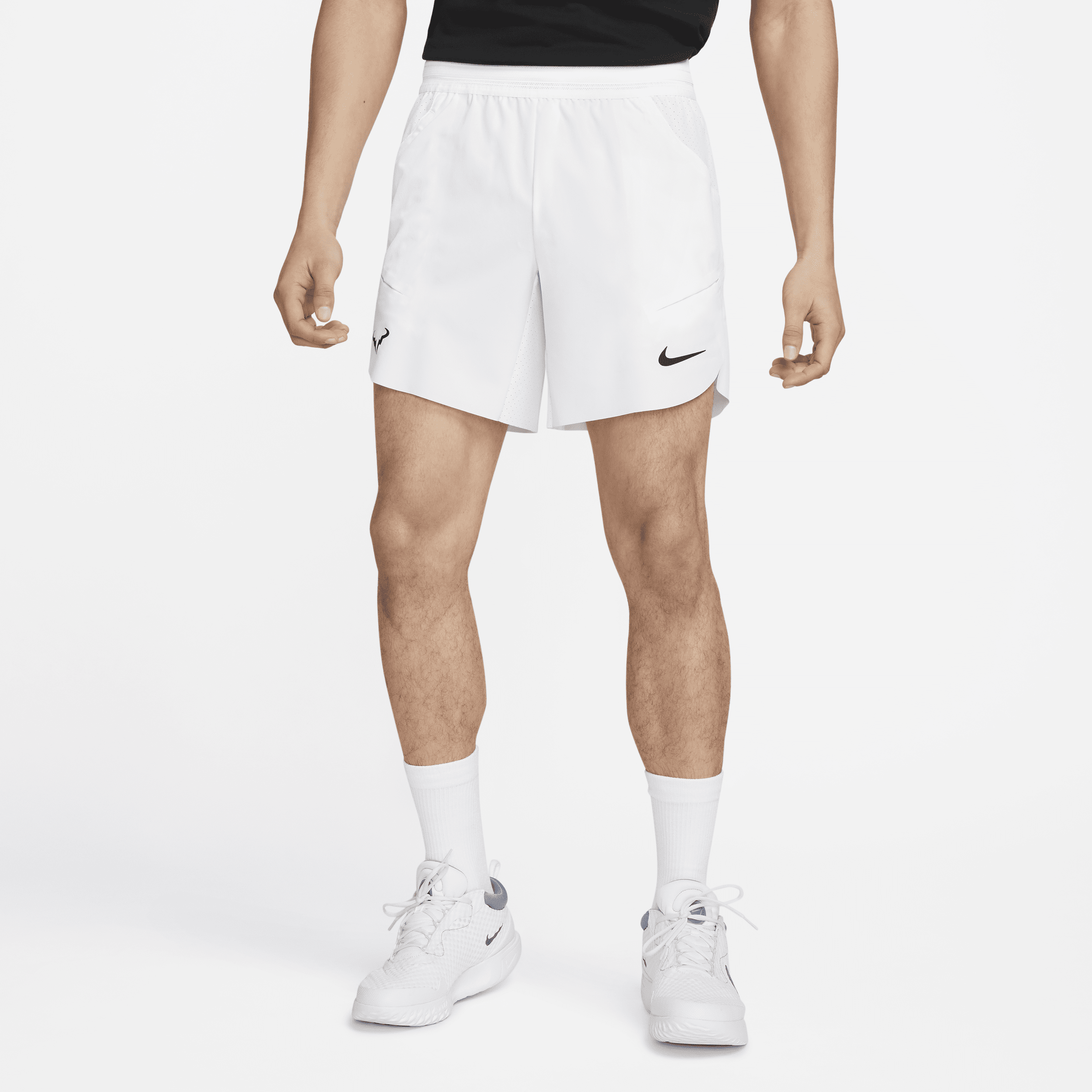 Rafa Nike Dri-FIT ADV Tennisshorts voor heren (18 cm) - Wit