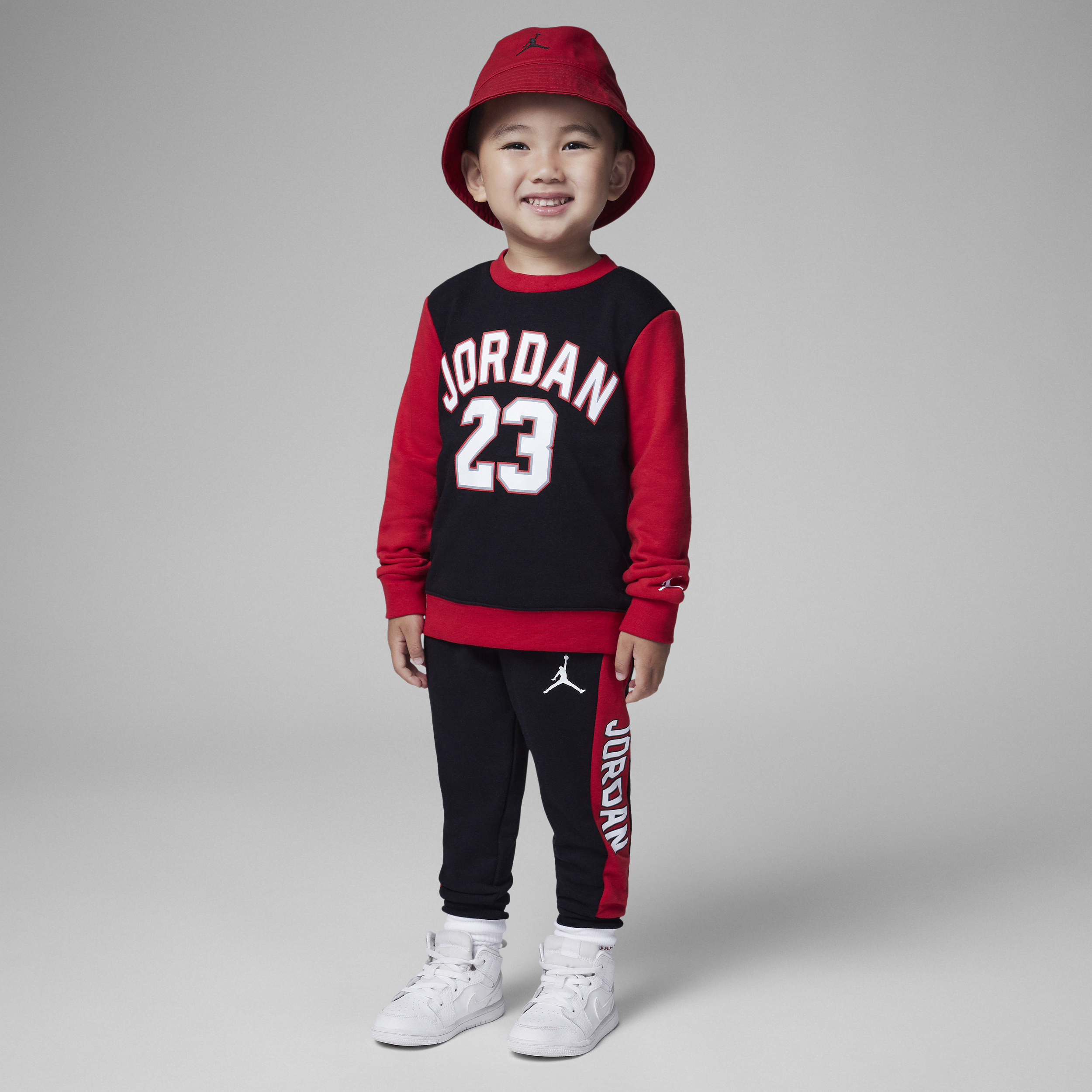 Jordan Conjunto de sudadera Air Jordan 23 - Infantil - Negro