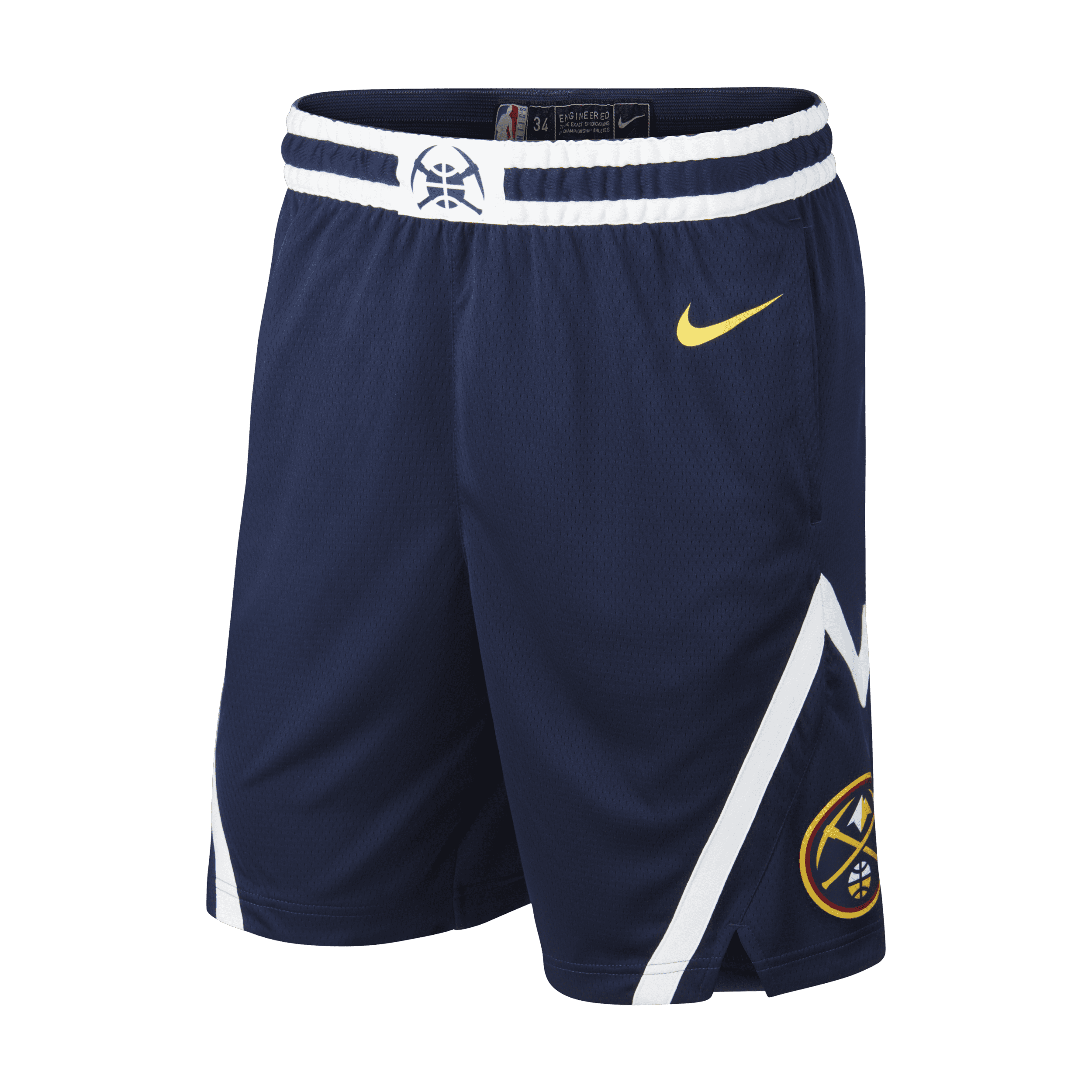 Shorts Denver Nuggets Icon Edition Swingman Nike NBA - Uomo - Blu