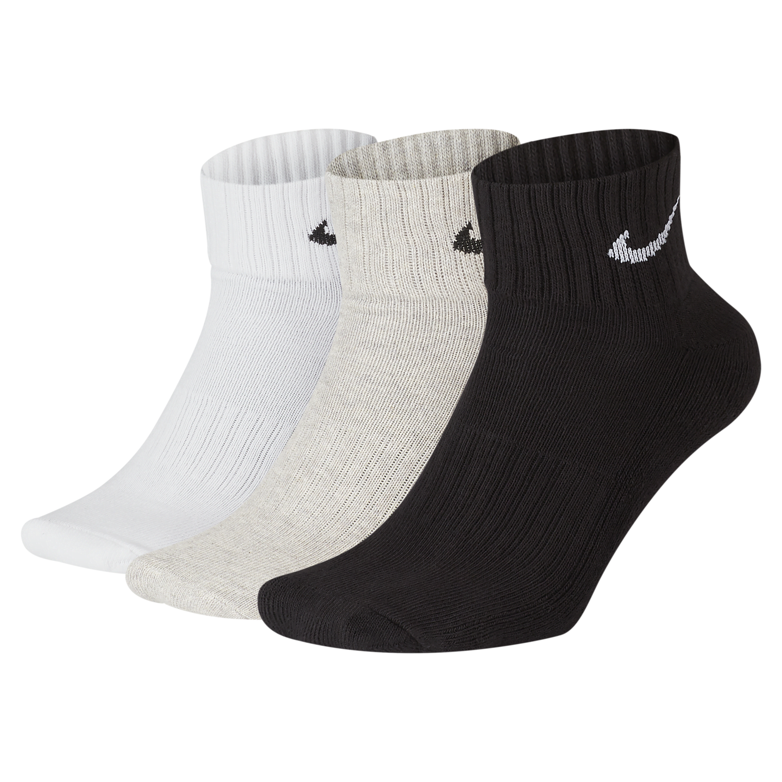 Nike Calcetines hasta el tobillo con amortiguación (3 pares) - Multicolor