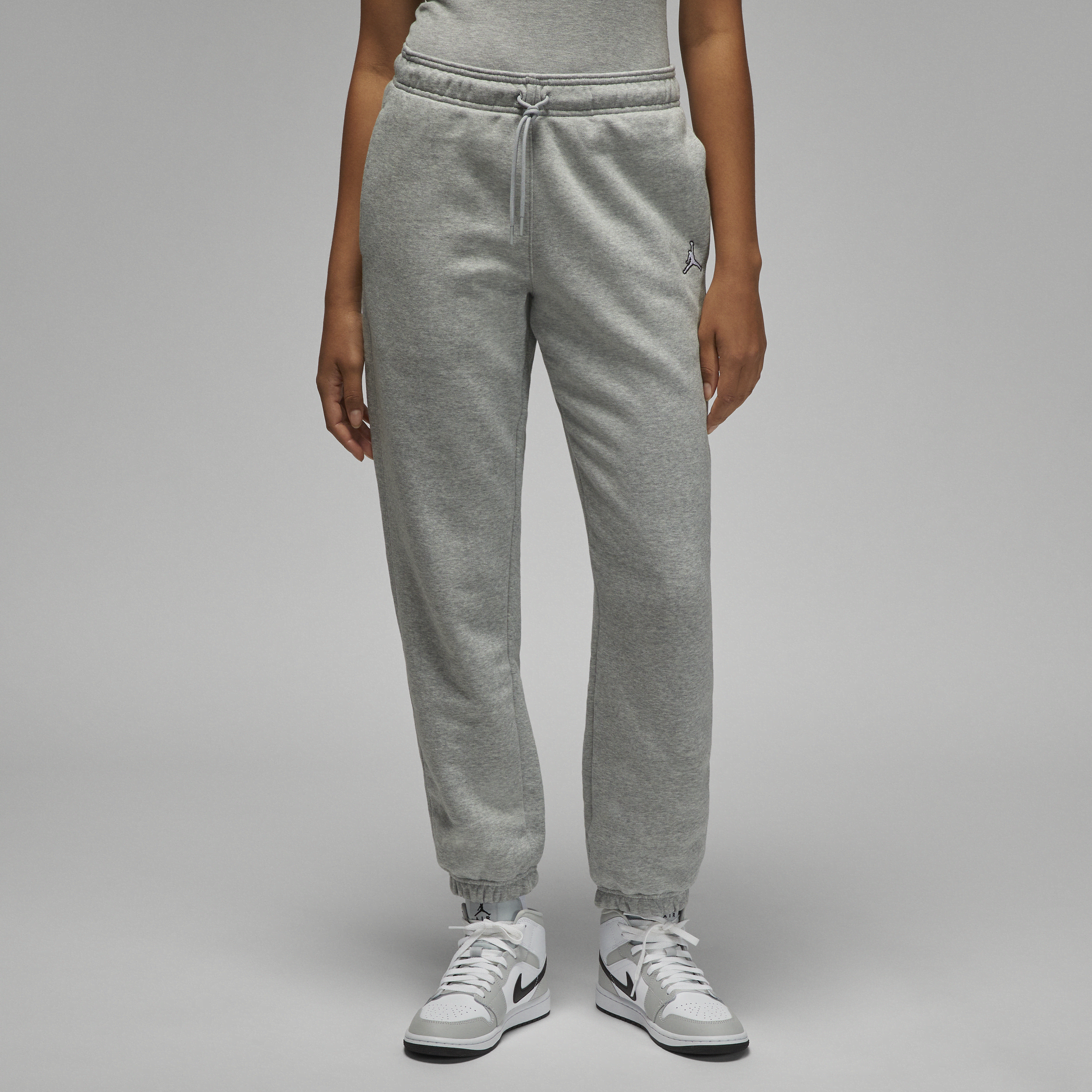 Nike Pantaloni in fleece Jordan Brooklyn – Donna - Grigio
