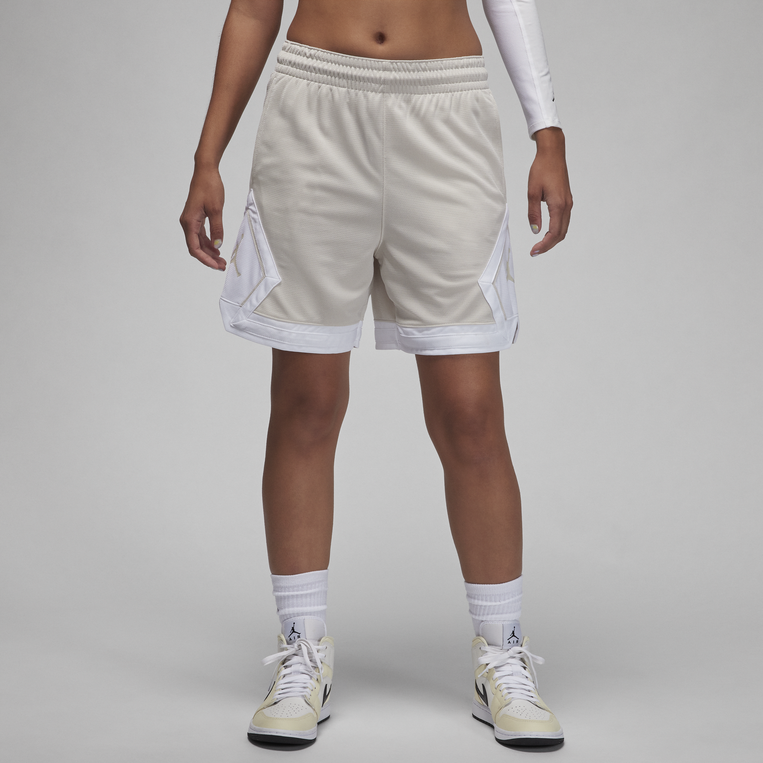 Jordan Sport Diamond-shorts til kvinder - grå