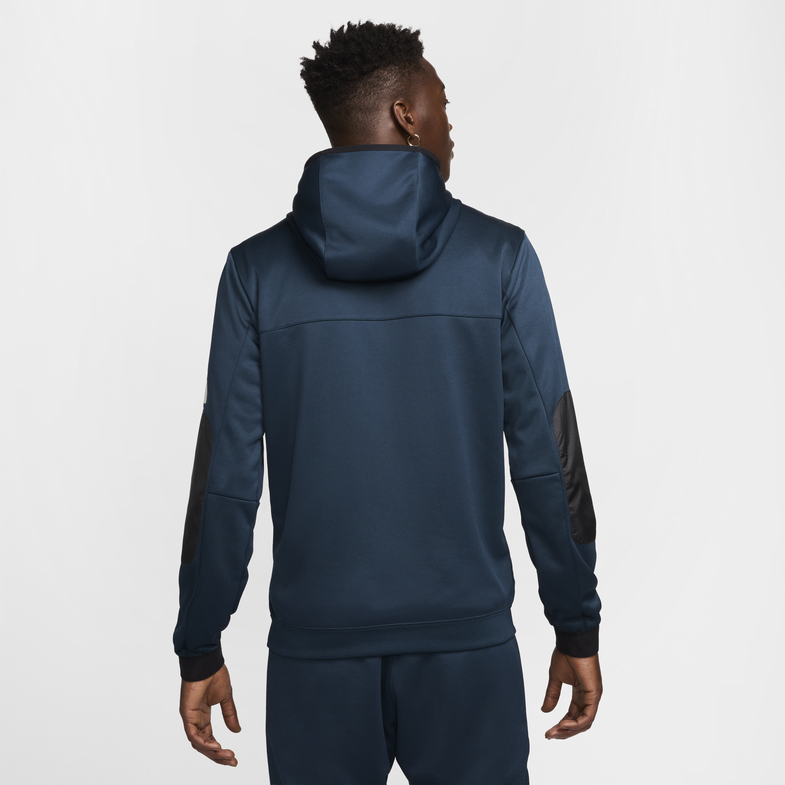 Nike Air Max Poly Knit Full Zip Hoodie - Blue - Mens