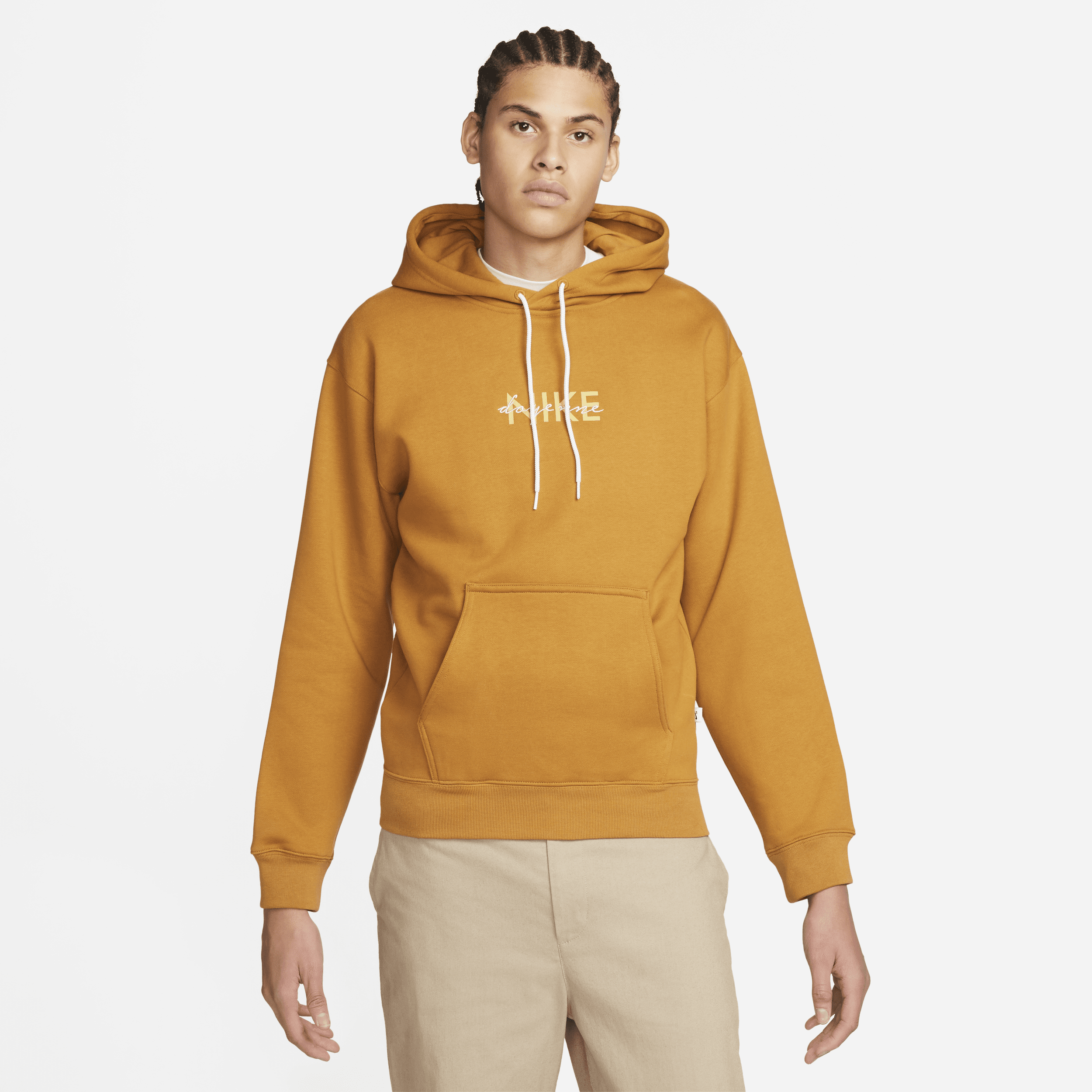 Nike SB x Doyenne-pullover-skaterhættetrøje i fleece - brun
