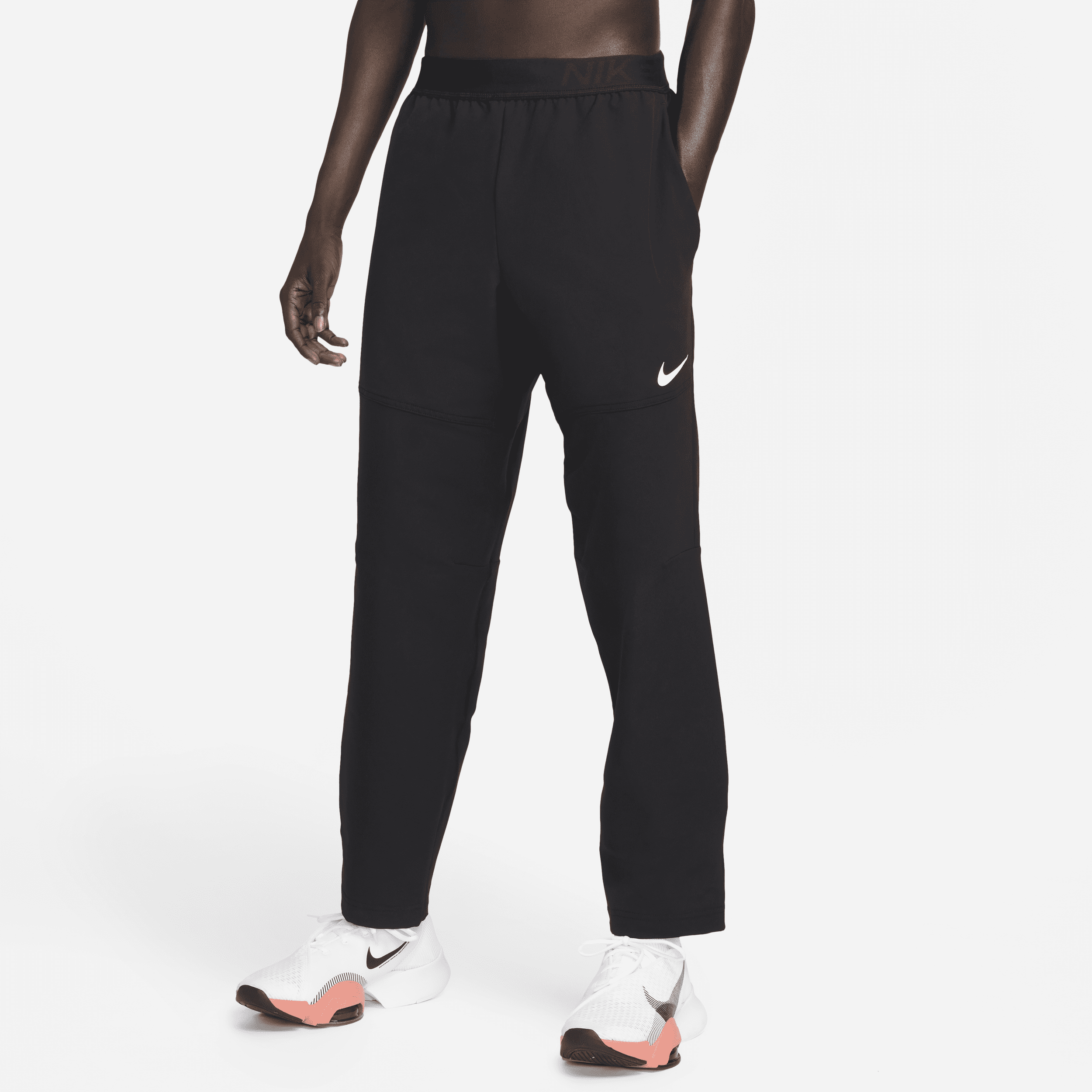 Nike Flex Vent Max Winterized-fitnessbukser i fleece til mænd - sort