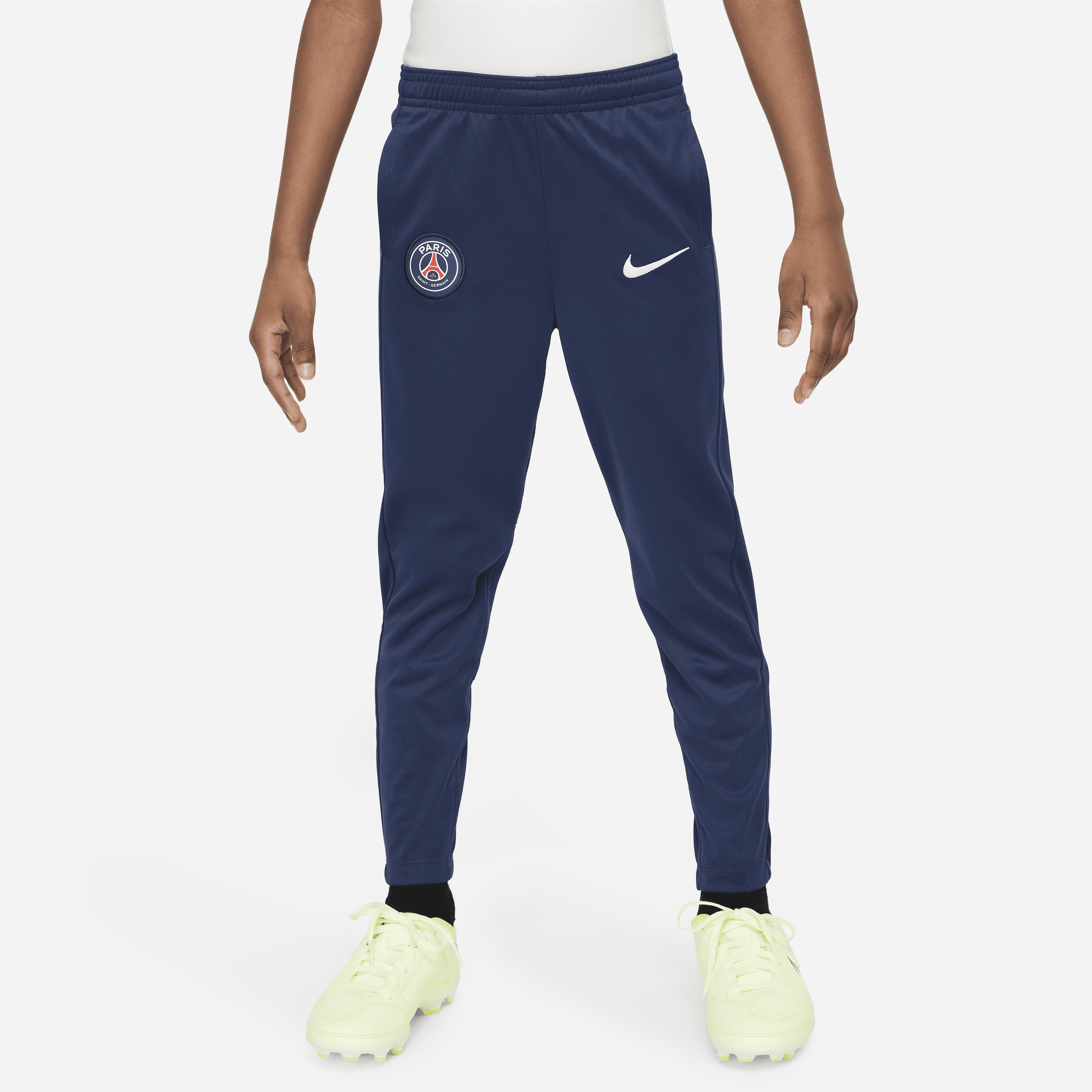 Pantaloni da calcio in maglia Nike Dri-FIT Paris Saint-Germain Academy Pro – Bambino/a - Blu