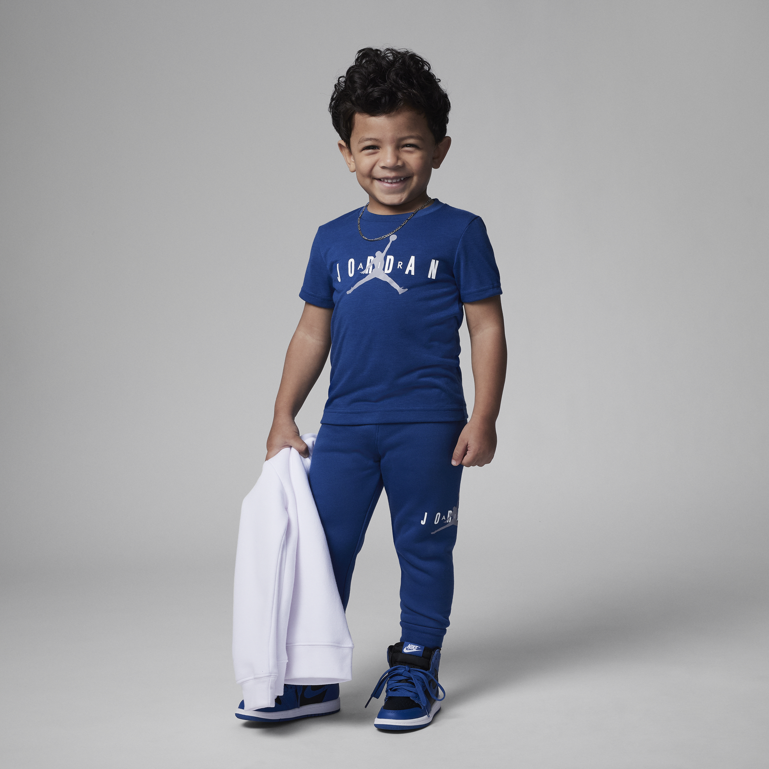 Jordan Conjunto de pantalón con materiales sostenibles Jumpman - Infantil - Azul