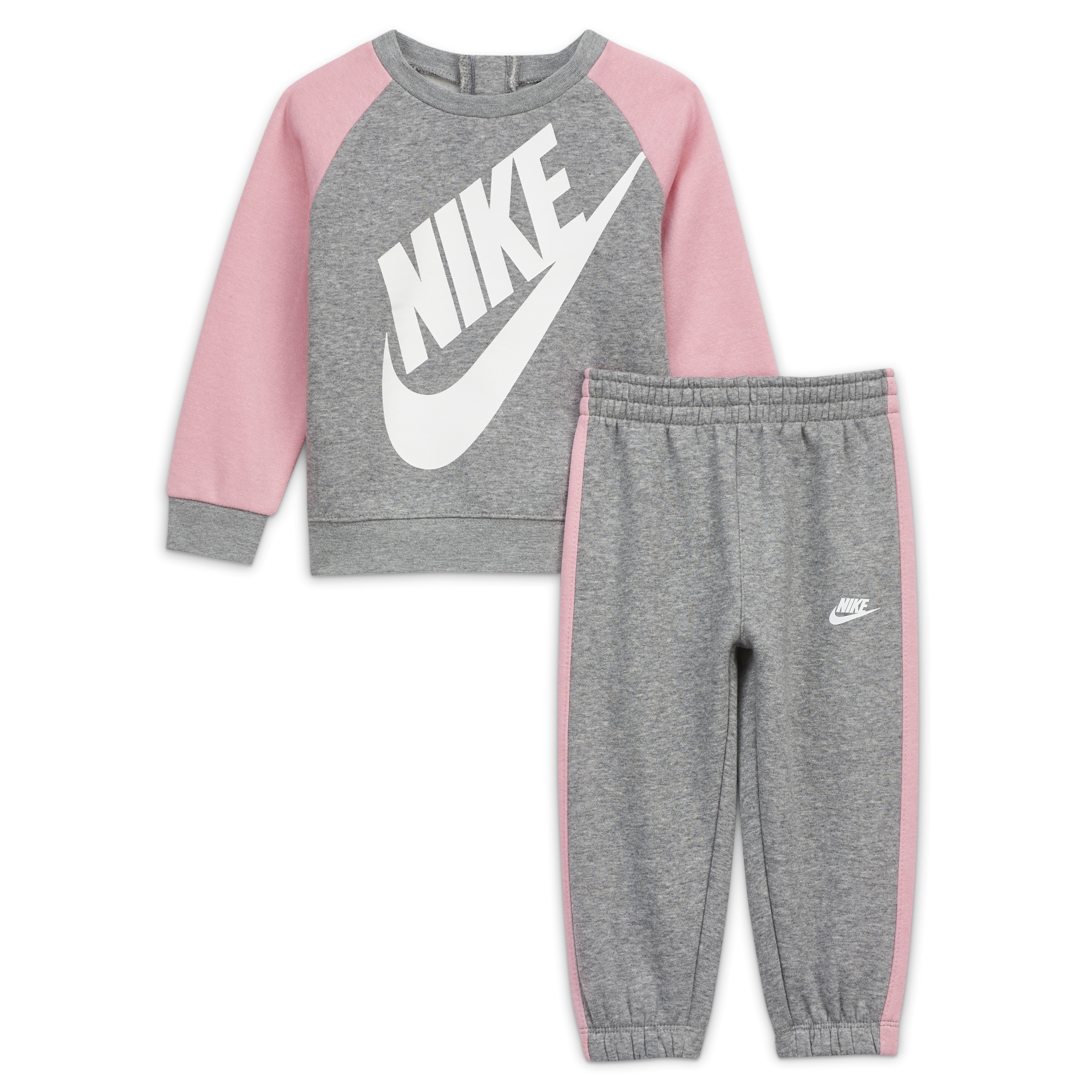 Nike Babyset met shirt met ronde hals en broek (12-24 maanden) - Grijs