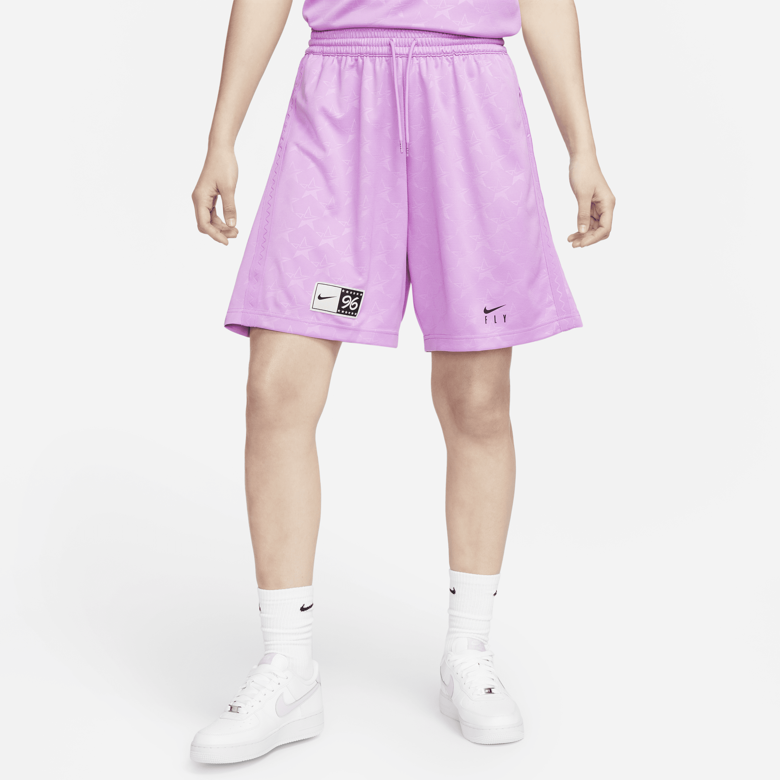 Nike-basketballshorts til kvinder - lilla