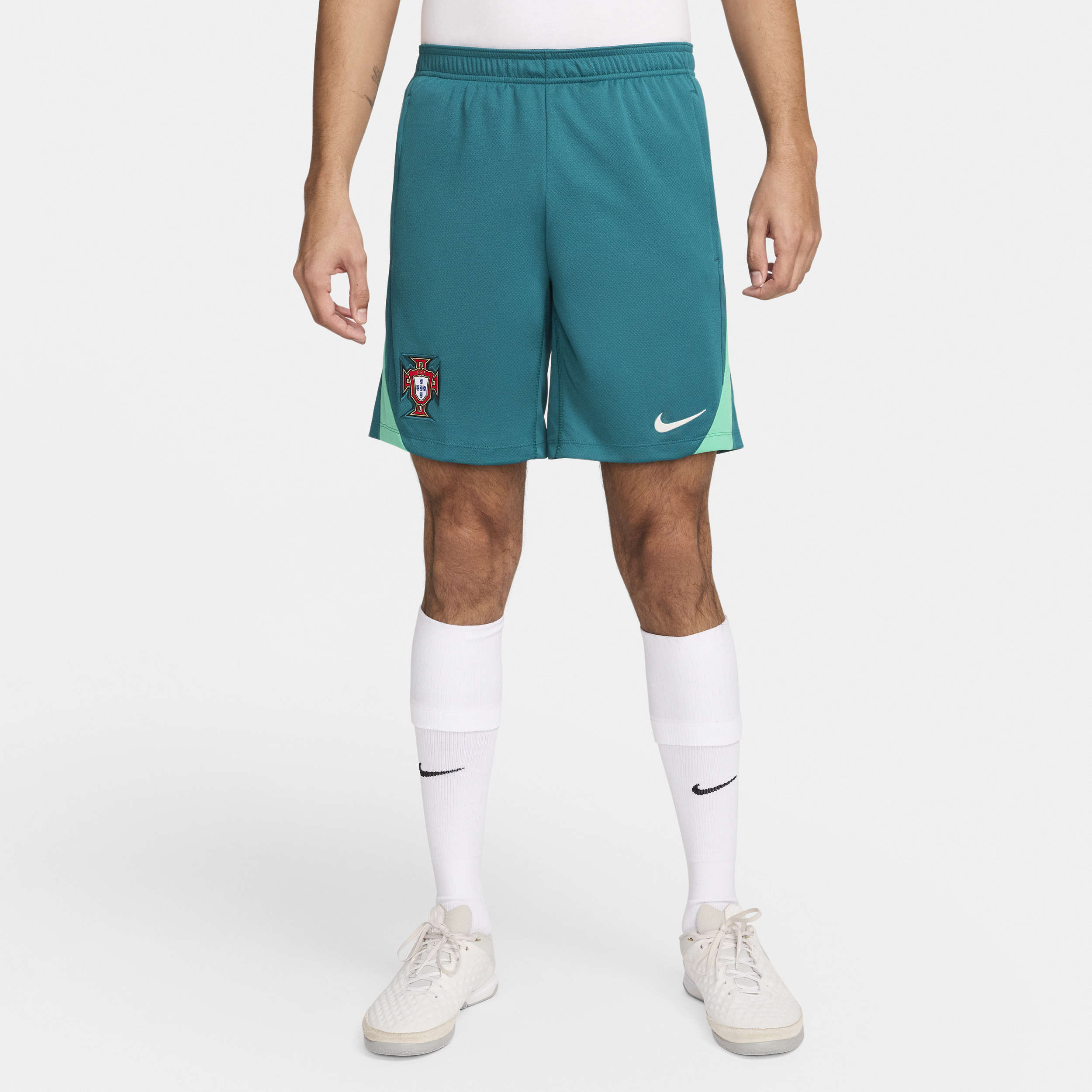 Portugal Strike Nike Dri-FIT knit voetbalshorts voor heren - Groen