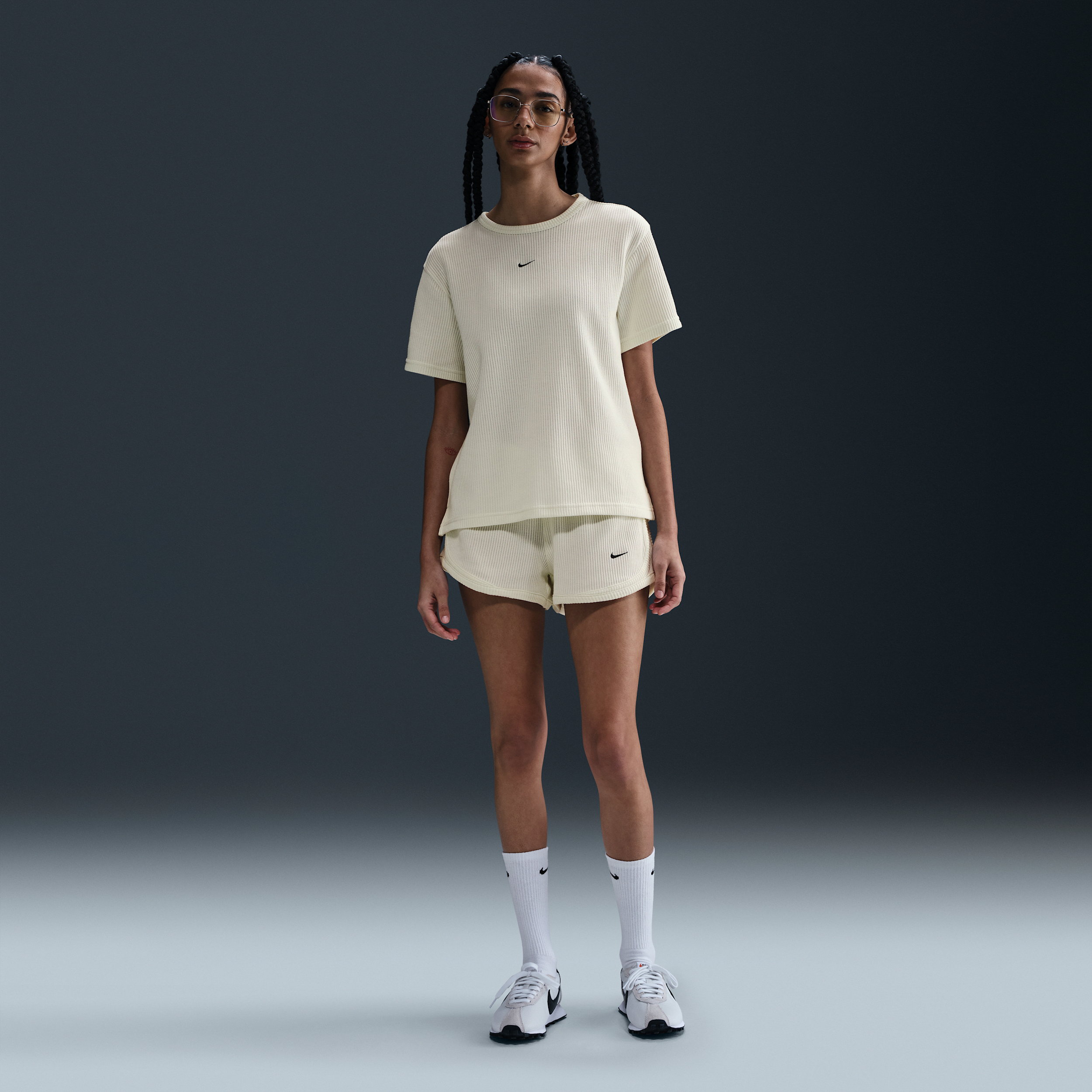 AMERI×Champion SHORT WAFFLE TOP 93360402_052_b