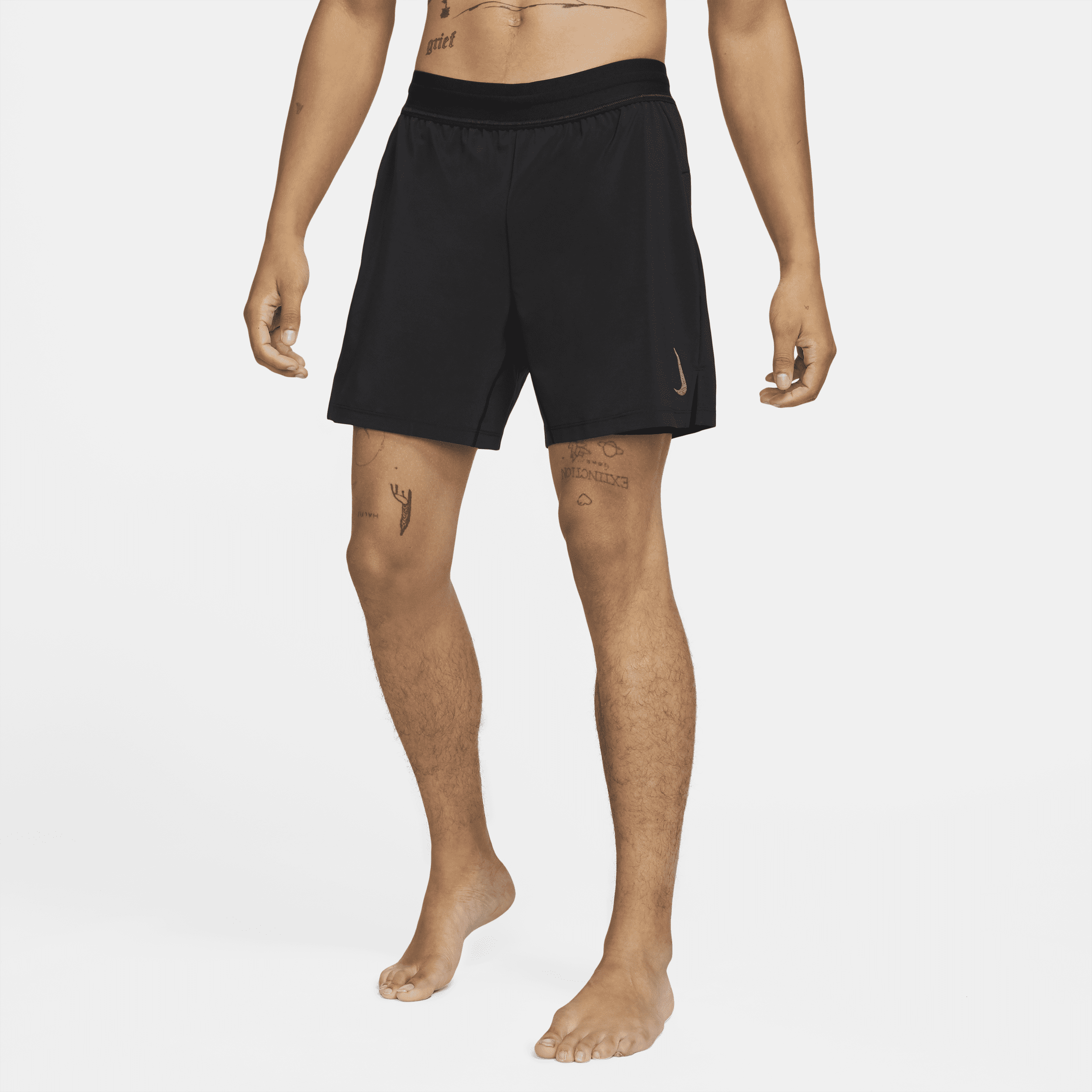 Nike Yoga Pantalón corto 2 en 1 - Hombre - Negro