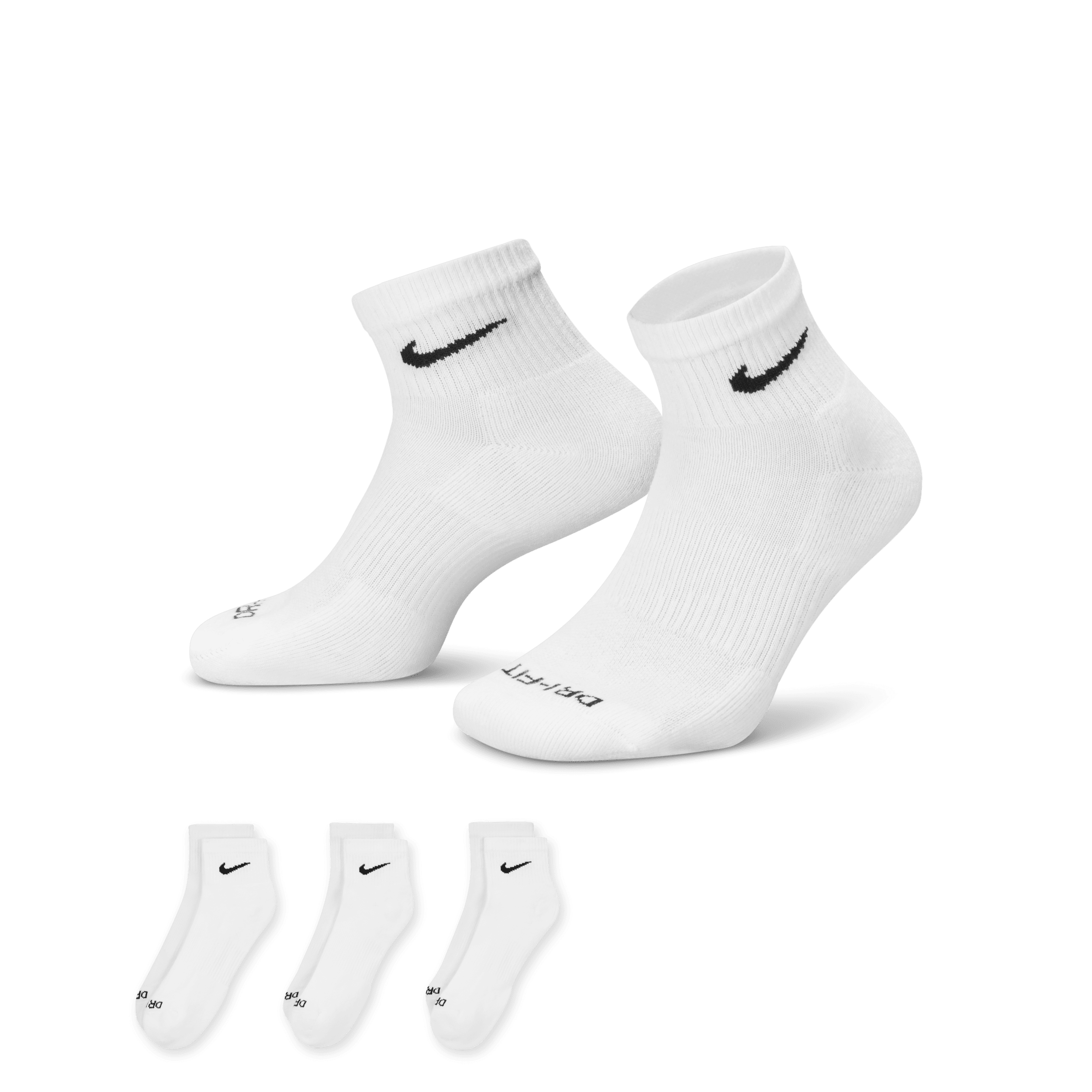 【ナイキ(NIKE)公式ストア】ナイキ エブリデイ プラス クッションド トレーニング アンクル ソックス (3足) SX6890-100 ホワイト 【ナイキ(NIKE)公式ストア】ナイキ エブリデイ プラス クッションド トレーニング アンクル ソックス (3足) SX6890-100 ホワイト