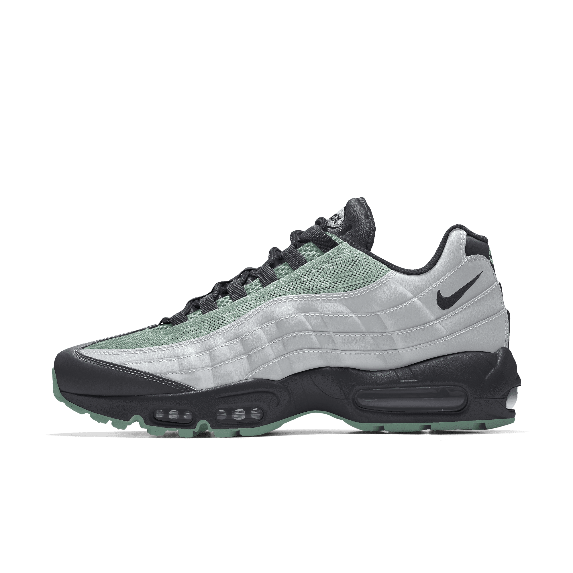 Nike Air Max 95 By You Custom herenschoen - Wit