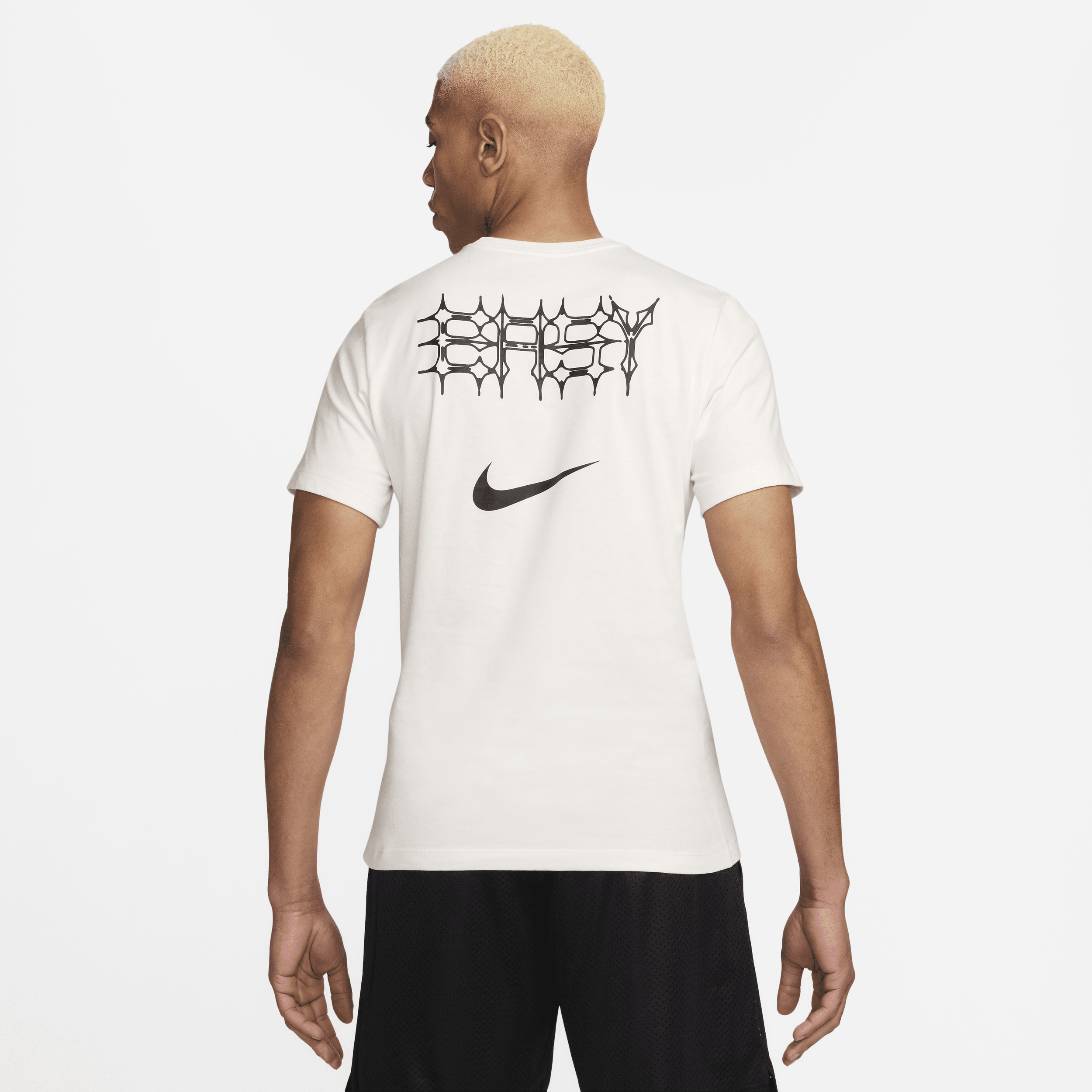 Nike Kevin Durant-basketball-T-shirt til mænd - hvid