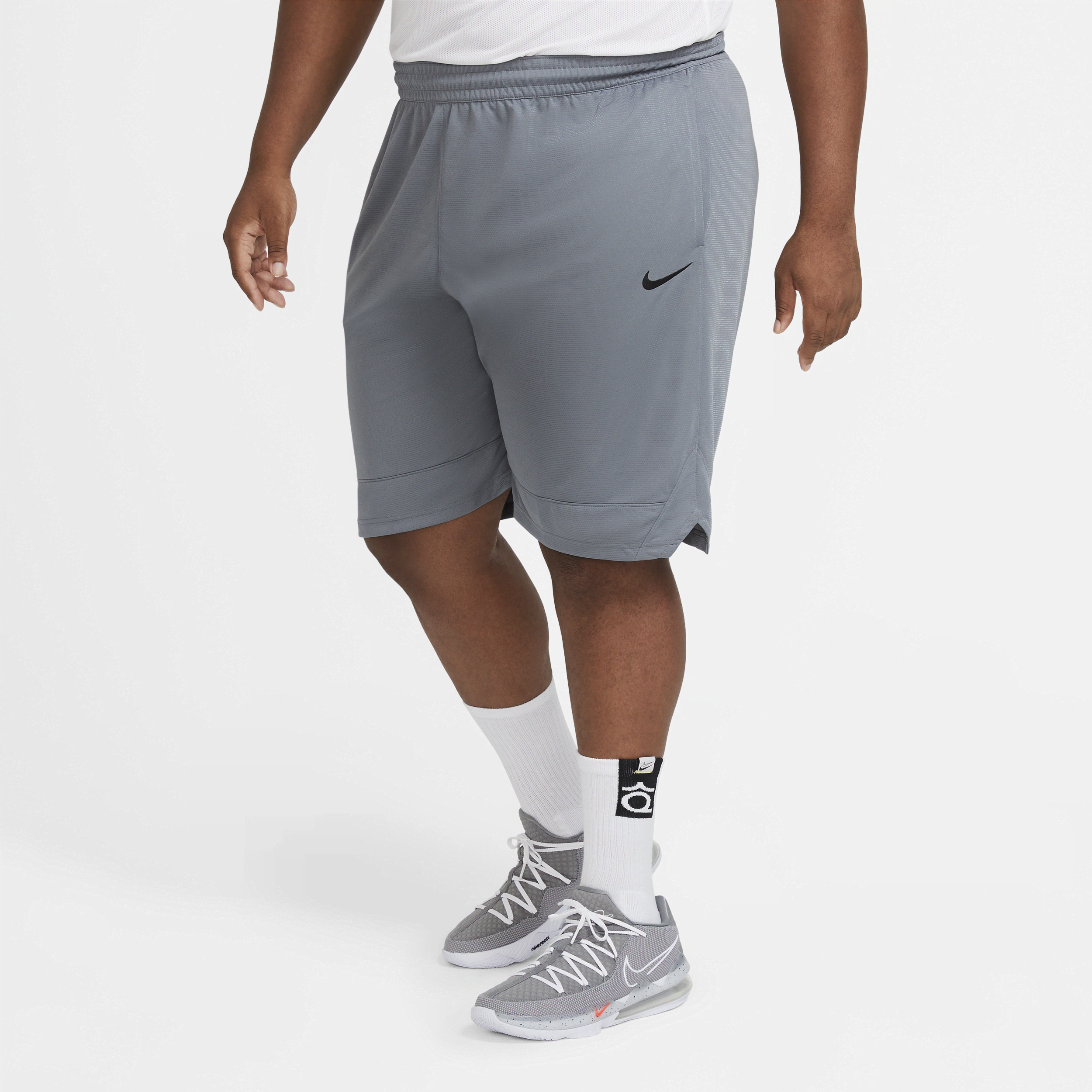 Nike Dri-FIT Icon Basketbalshorts voor heren - Grijs